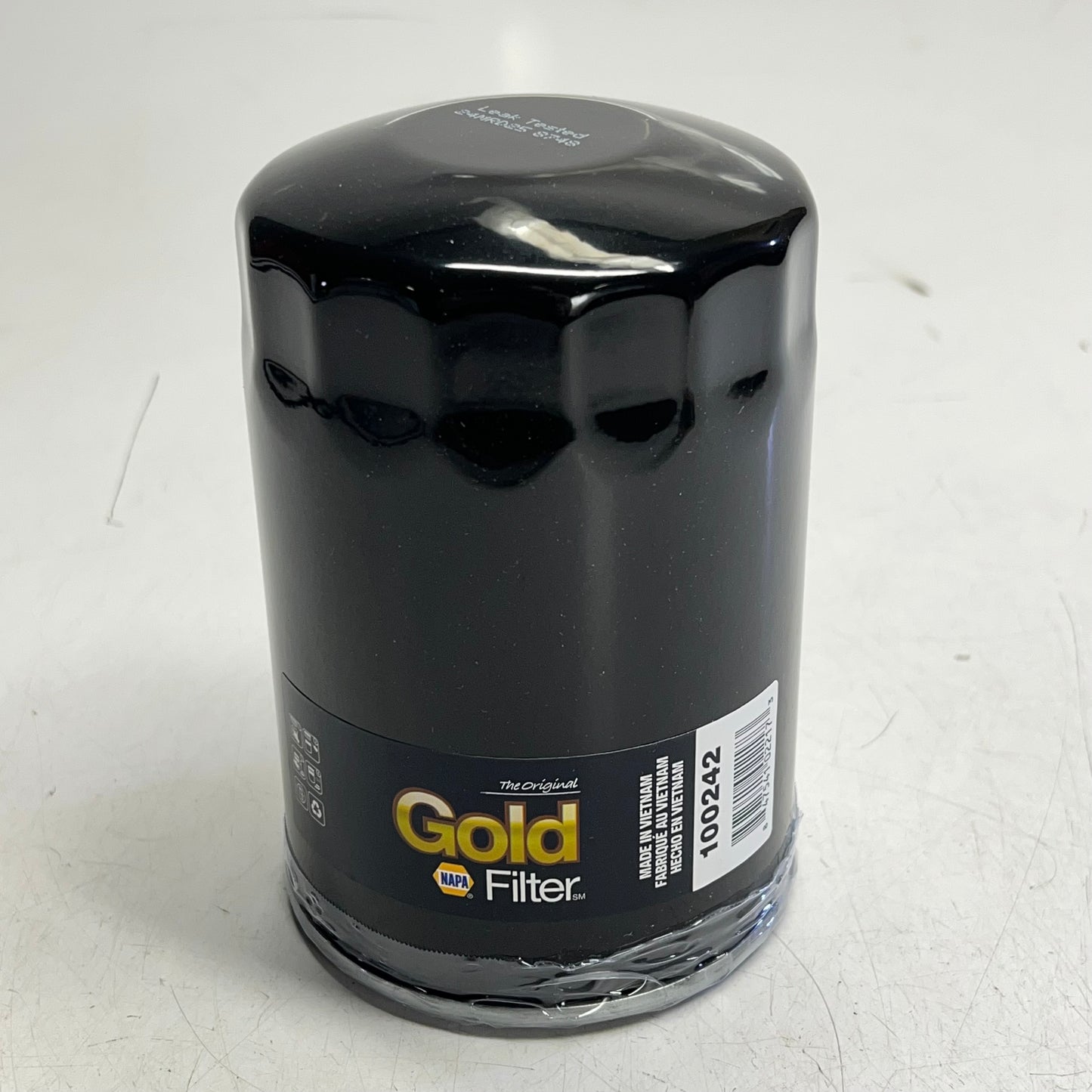 NAPA Gold Filter Spin on Oil Filter W/ Gasket  1 in - 16 Thread 100242