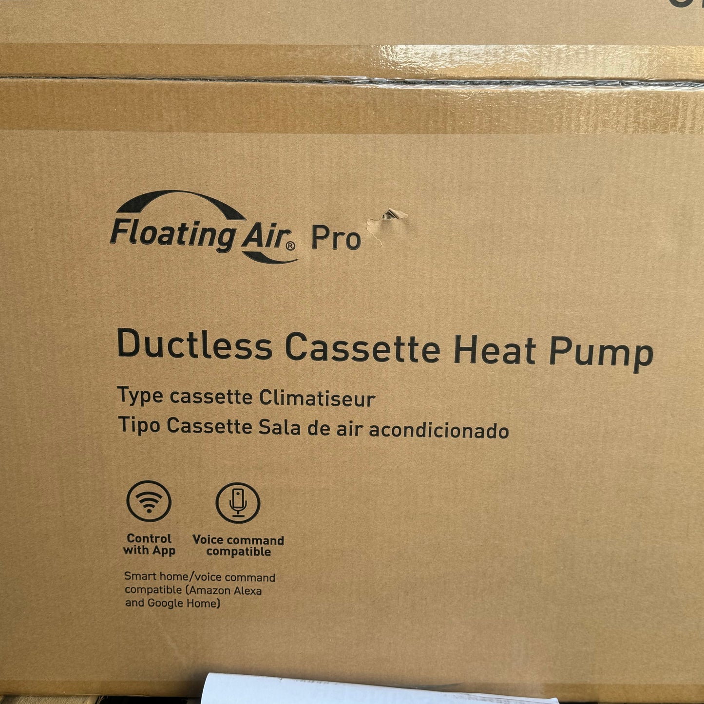 FRIEDRICH Ductless Cassette Heat Pump 33”H x 11-1/2”W Metal Finish