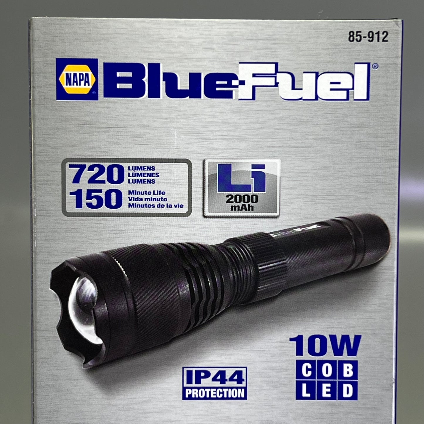 NAPA Rechargeable Flashlight 720 Lumens Work Light 85-912