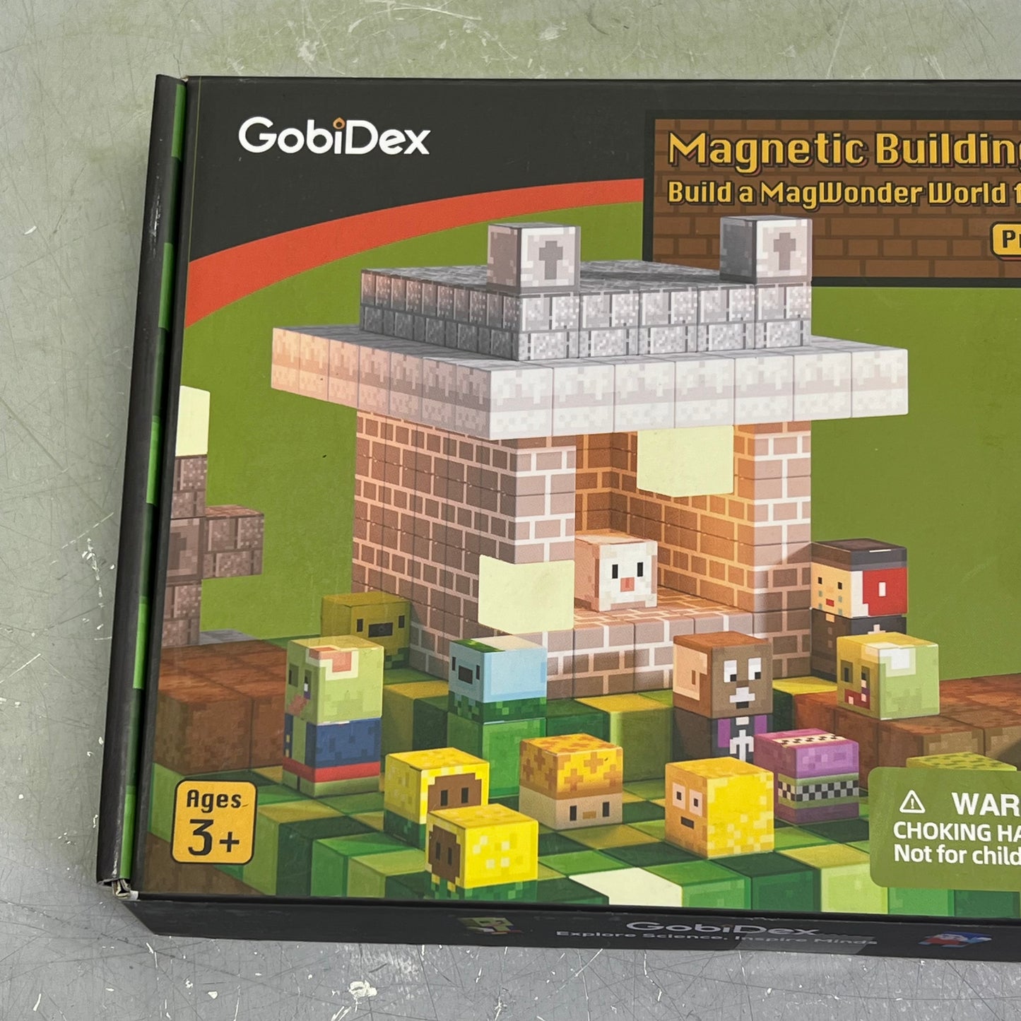 GOBIDEX Magnetic Building Cubes MagWonder World Primary Pack 48 Pcs GD01