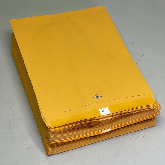 UNIVERSAL (100 PACK) #110 Kraft Clasp Envelope Clasp/Gummed Closure 12"x15.5" Brown Kraft UNV35270