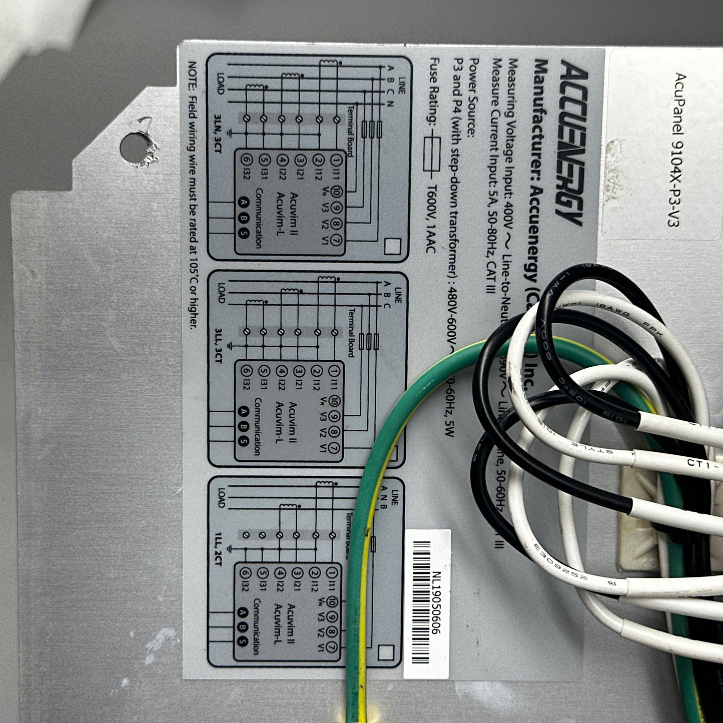 ACCUENERGY Power Meter 9104X-P3-V3