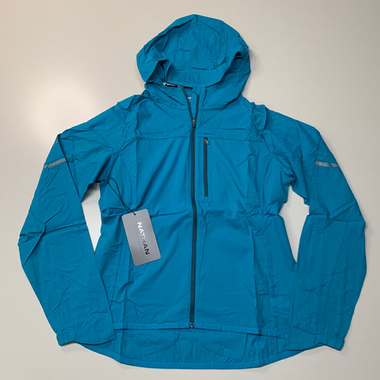 NATHAN Stealth Jacket W/ Hood Women's Bright Teal Size M NS90080-60193-M