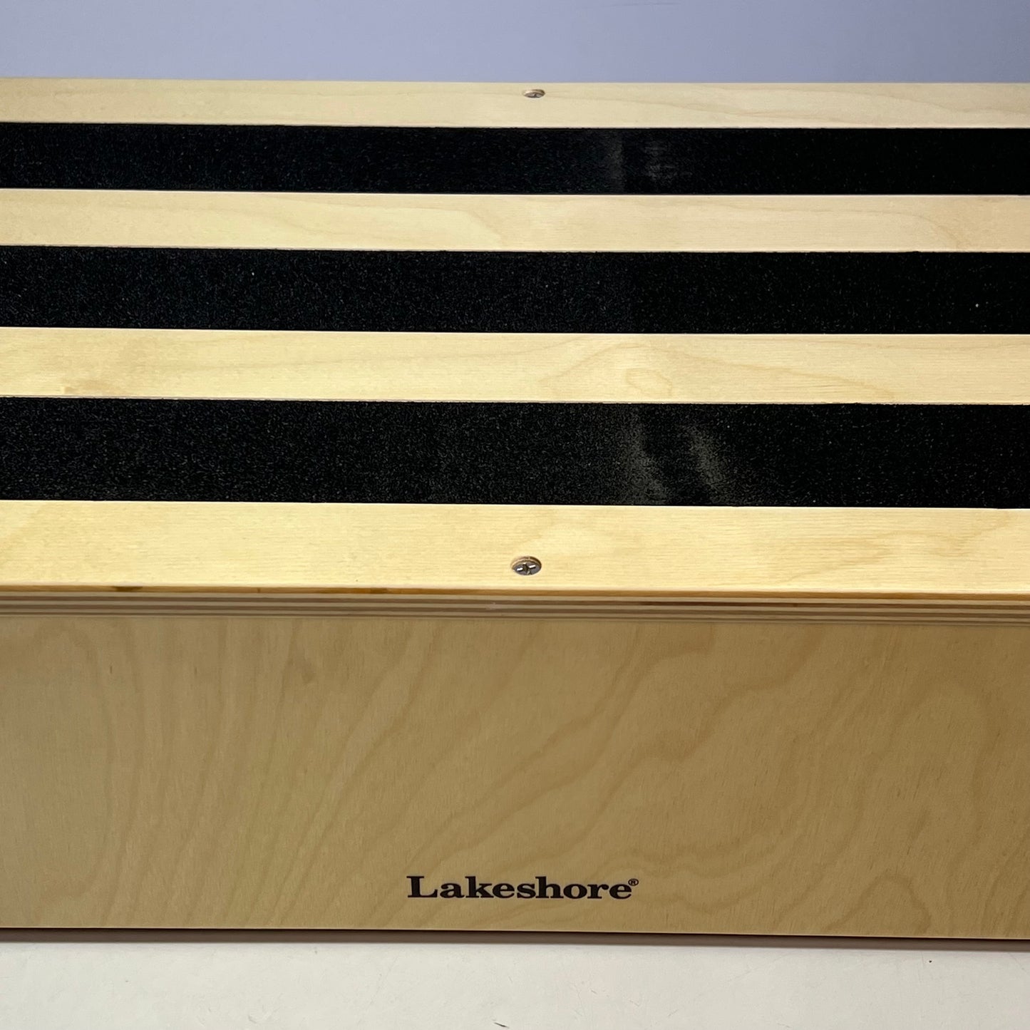 LAKESHORE No-Slip Classroom Step Stool Sturdy Birch 27"w x 12"d x 6"h JJ424