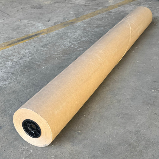 PREGIS Heavy Duty Construction Paper Roll, Recycled Kraft 60”Wx500 Brown