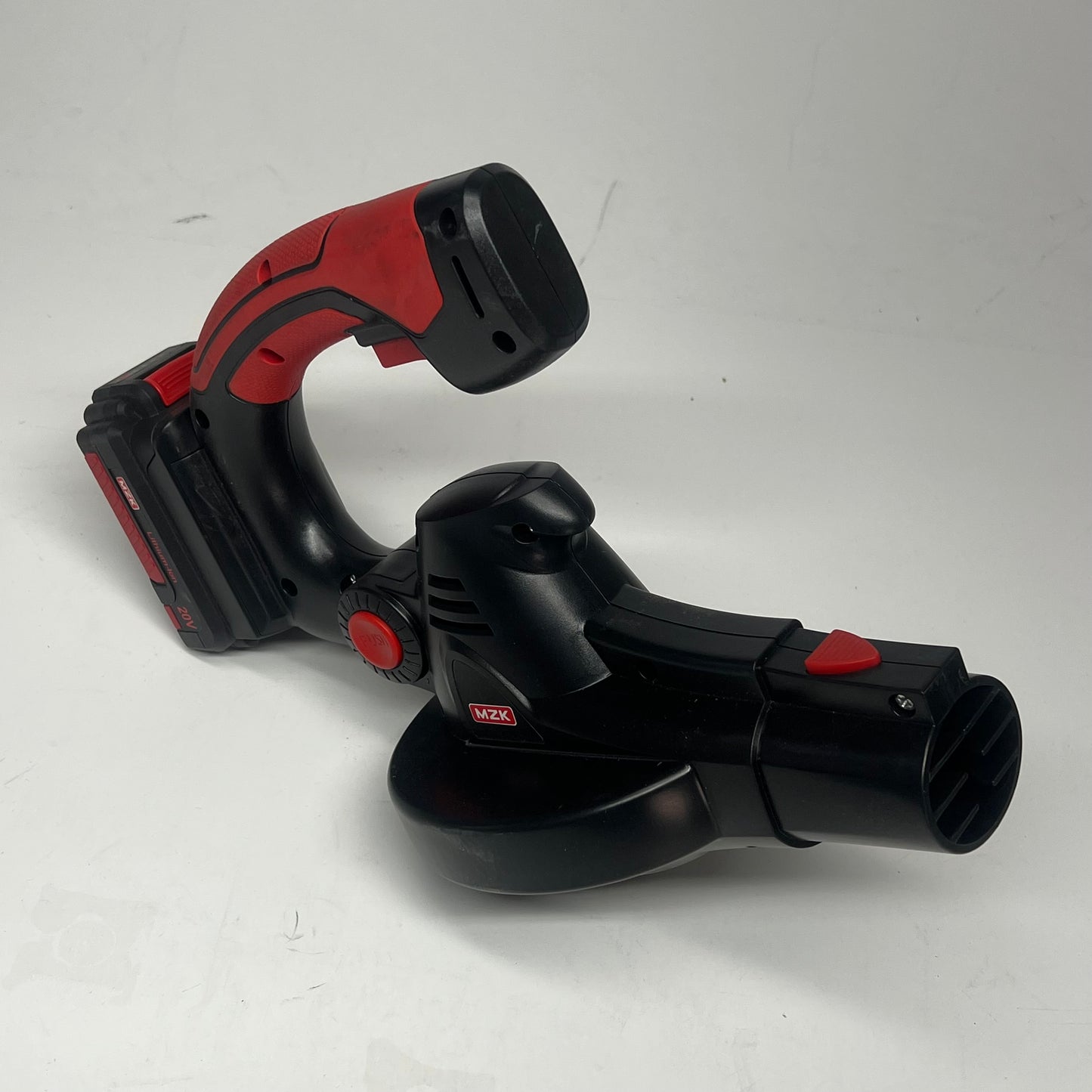 ZA@ MZK Cordless Leaf Blower W/ Lithium Ion Battery  20V Red/Black (As-Is)