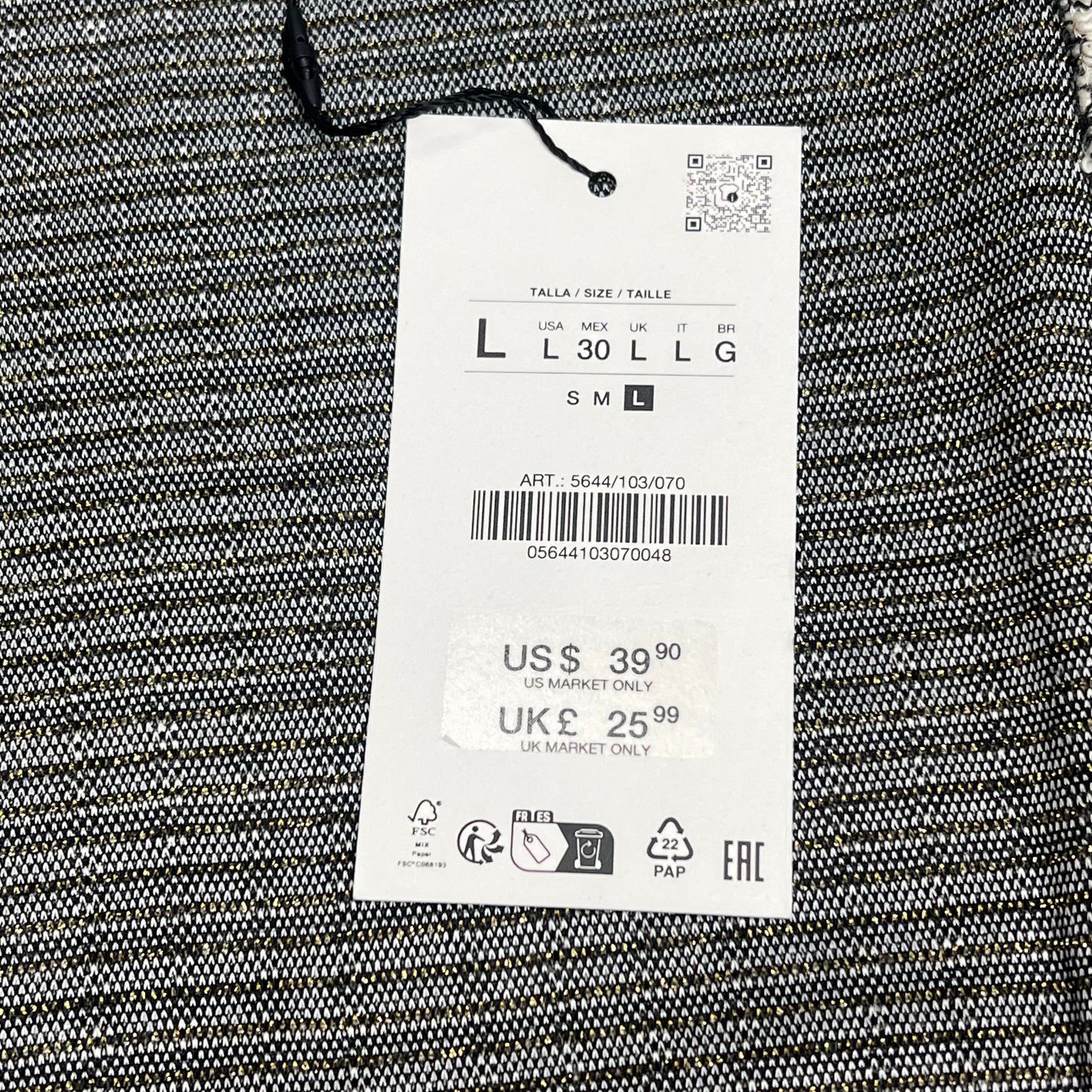 ZA@ ZARA Lot Of Assorted Clothing Tops & Sweater Dress Women's Sz S/M/L