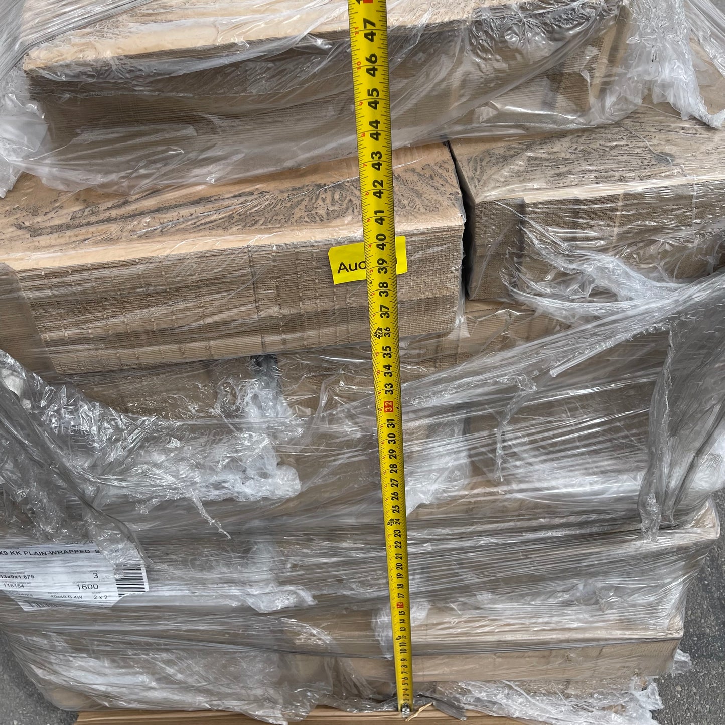 ZA@ Pallet of MIXED Flat Corrugated Cardboard Boxes 13”x10”x2” (AS-IS)