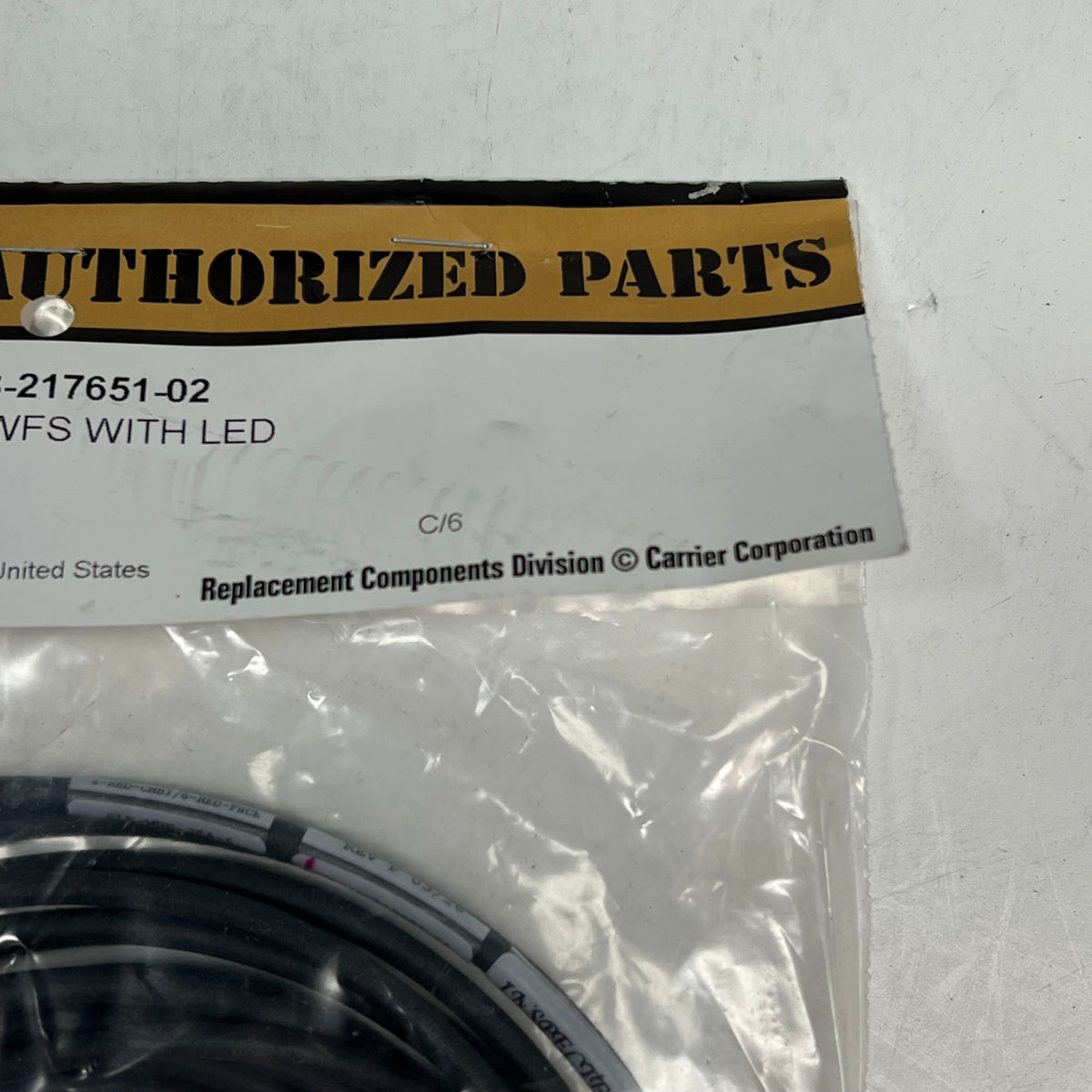 CARRIER Factory Authorized Parts Oem Cwfs Cable W/ Led Lights  HA-RB-217651-02