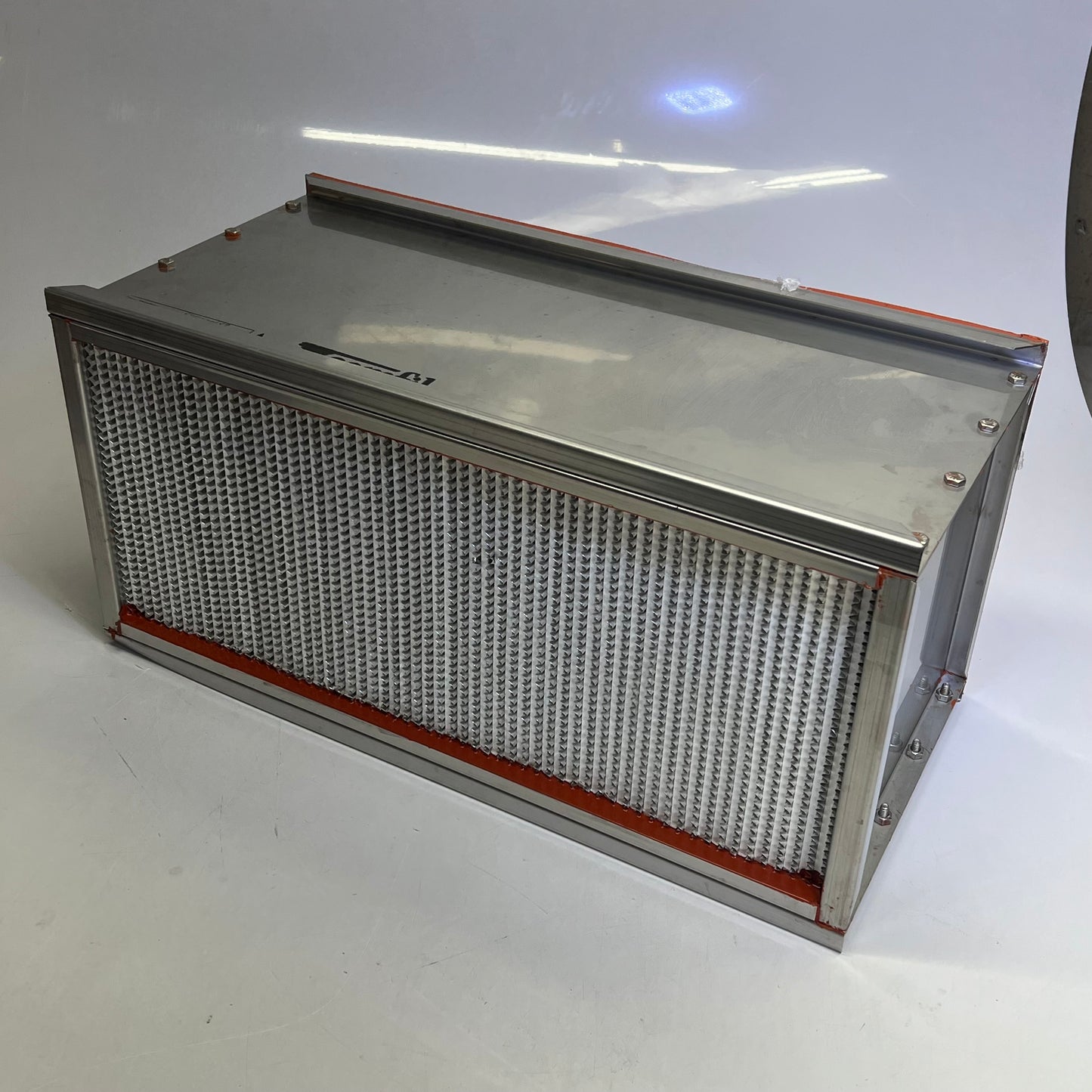 CANARM Industrial Air Filter High Efficiency  24"x11.5"x11.5" Chrome 855220189