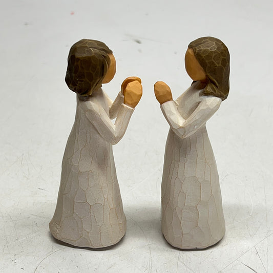 WILLOW TREE (2 PIECE SET) Sisters by Heart Fit Together Figurines 4.5"H 26023