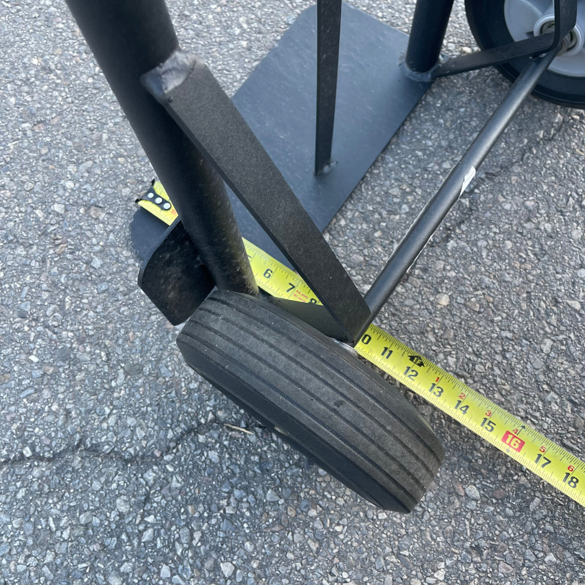 SAFCO Tuff-truck Steel Handtruck 14"x7" Toe Plate Black 4070 MADE IN USA