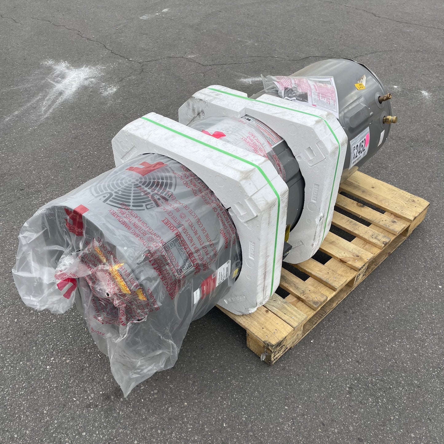 ZA@ RHEEM Hybrid Water Heater 50 gal Grey XE50T10H45U1 (AS-IS)(A)