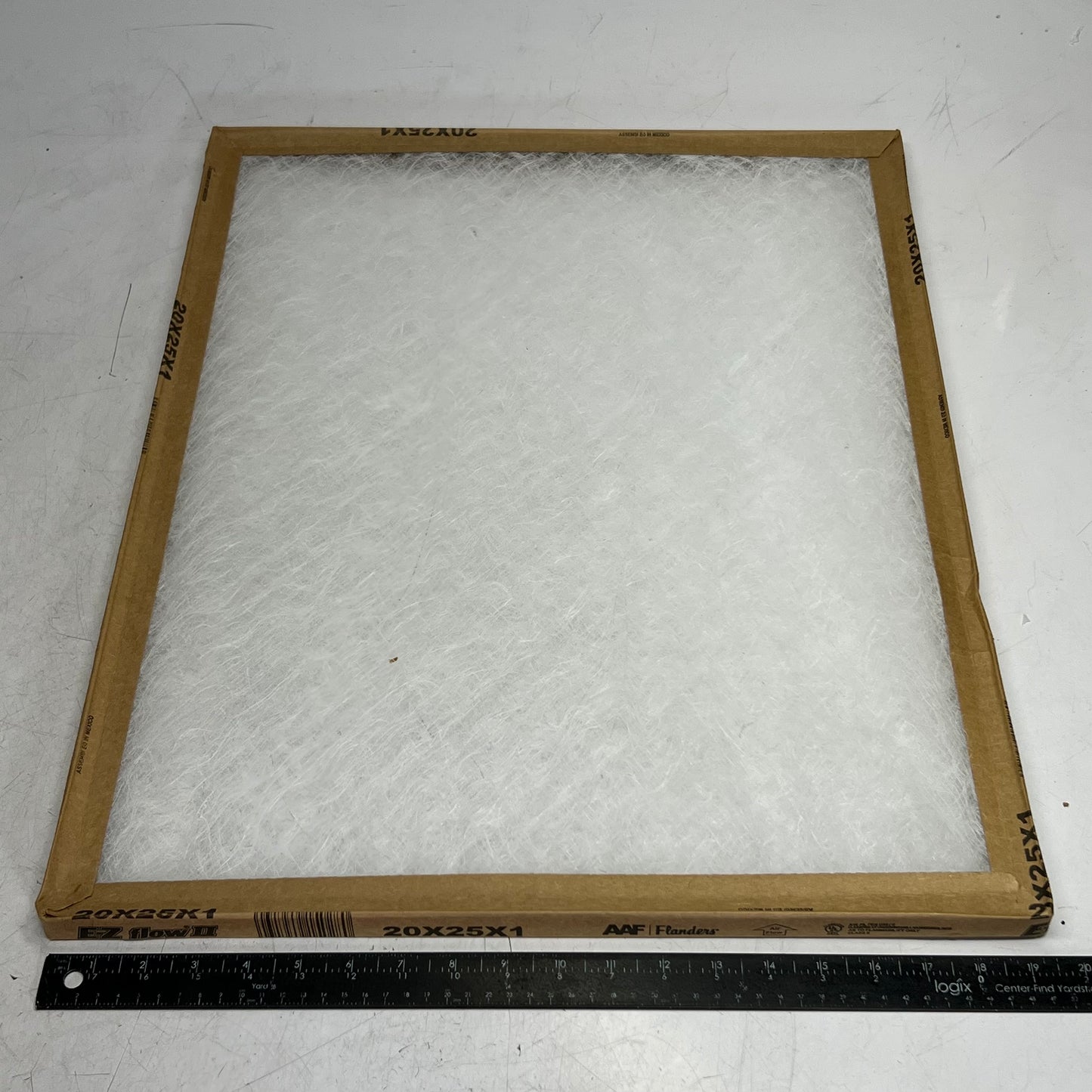 AAF (12 PACK) Flanders Disposable Filters EZ ll 20 x 25 x 1 White 10055.012025