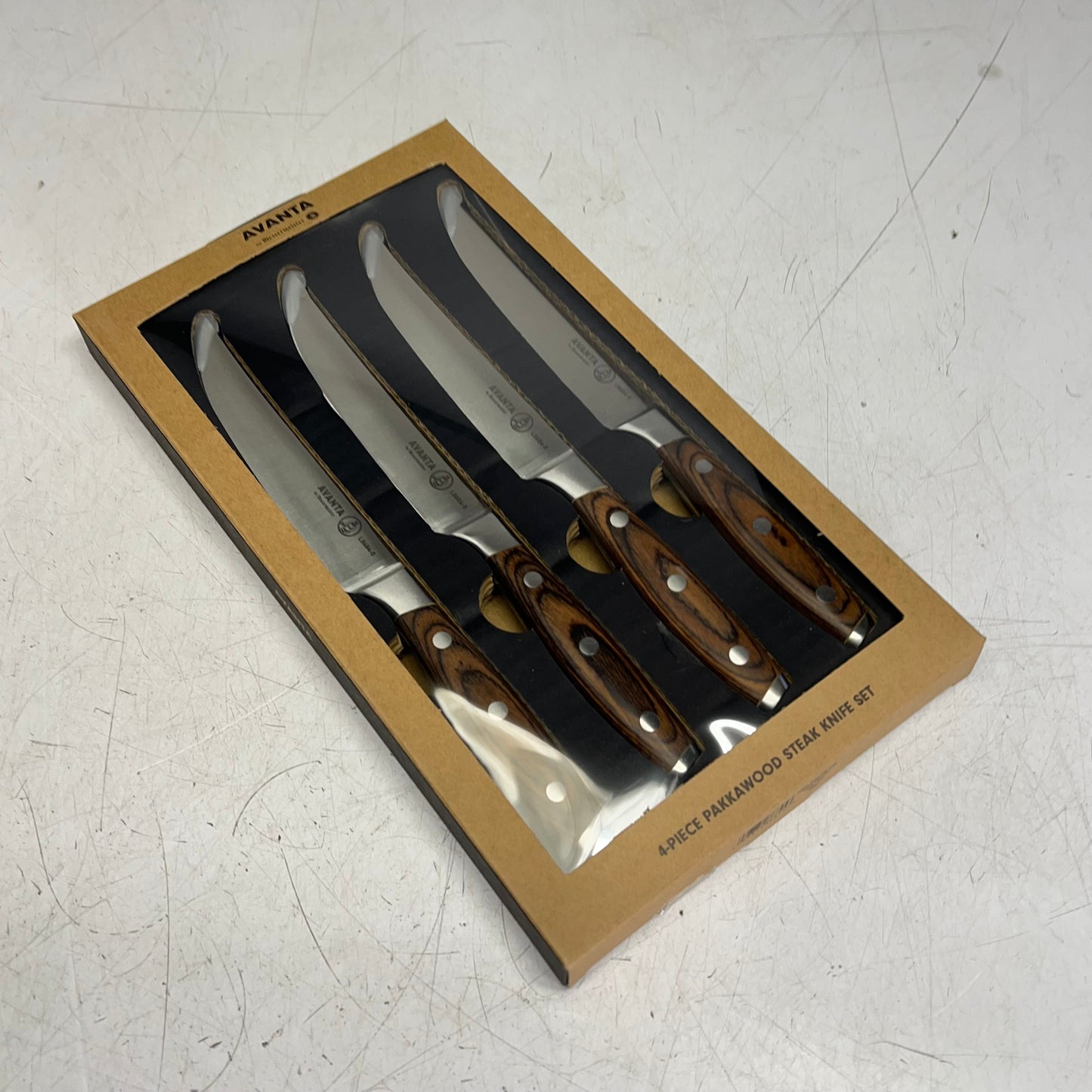 MESSERMEISTER  (10 PIECE) Avanta Pakkawood Knife Set  Brazilian Brown  L8000-10S