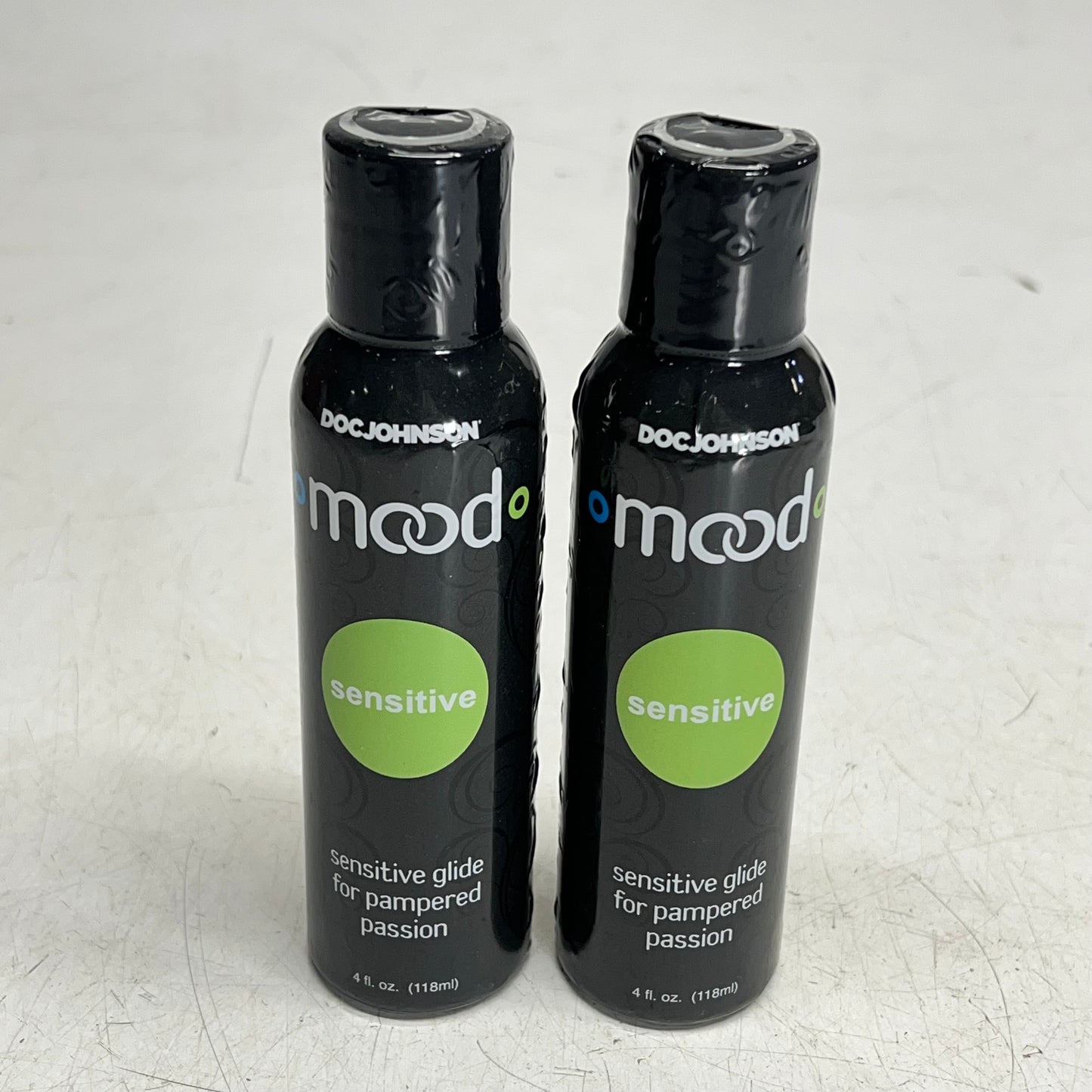 DOC JOHNSON (2 PACK) Mood Sensitive Glide Pampered Passion Lube 4fl oz  Clear