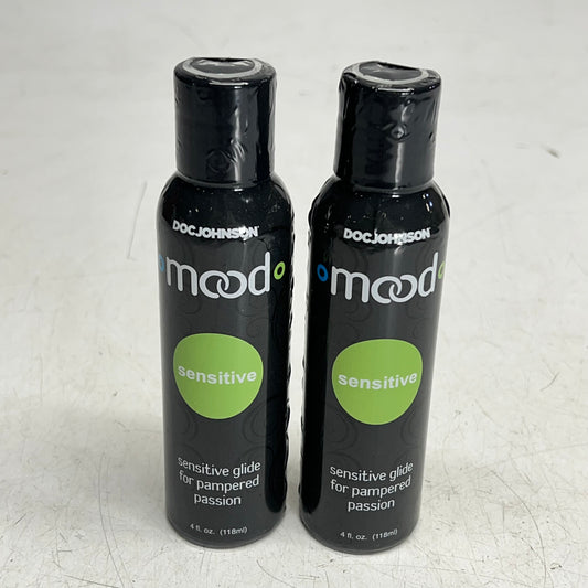 DOC JOHNSON (2 PACK) Mood Sensitive Glide Pampered Passion Lube 4fl oz  Clear