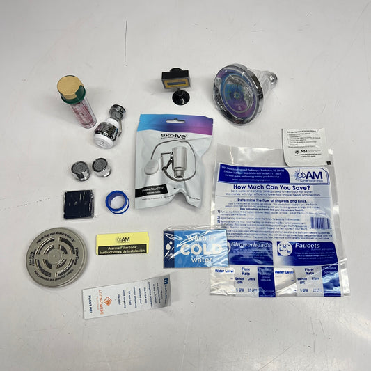 AM CONSERVATION (15 PIECE) Energy Efficient Conserve Water Kit Polished Chrome