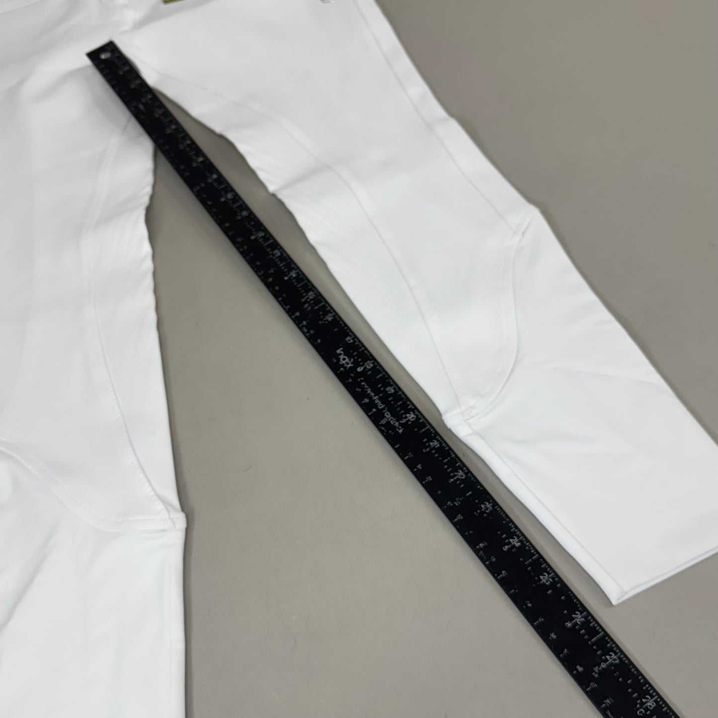 SAMSHIELD Clara Premium Knee Grip Equestrian Pants Women's Sz US 26 White Blazon