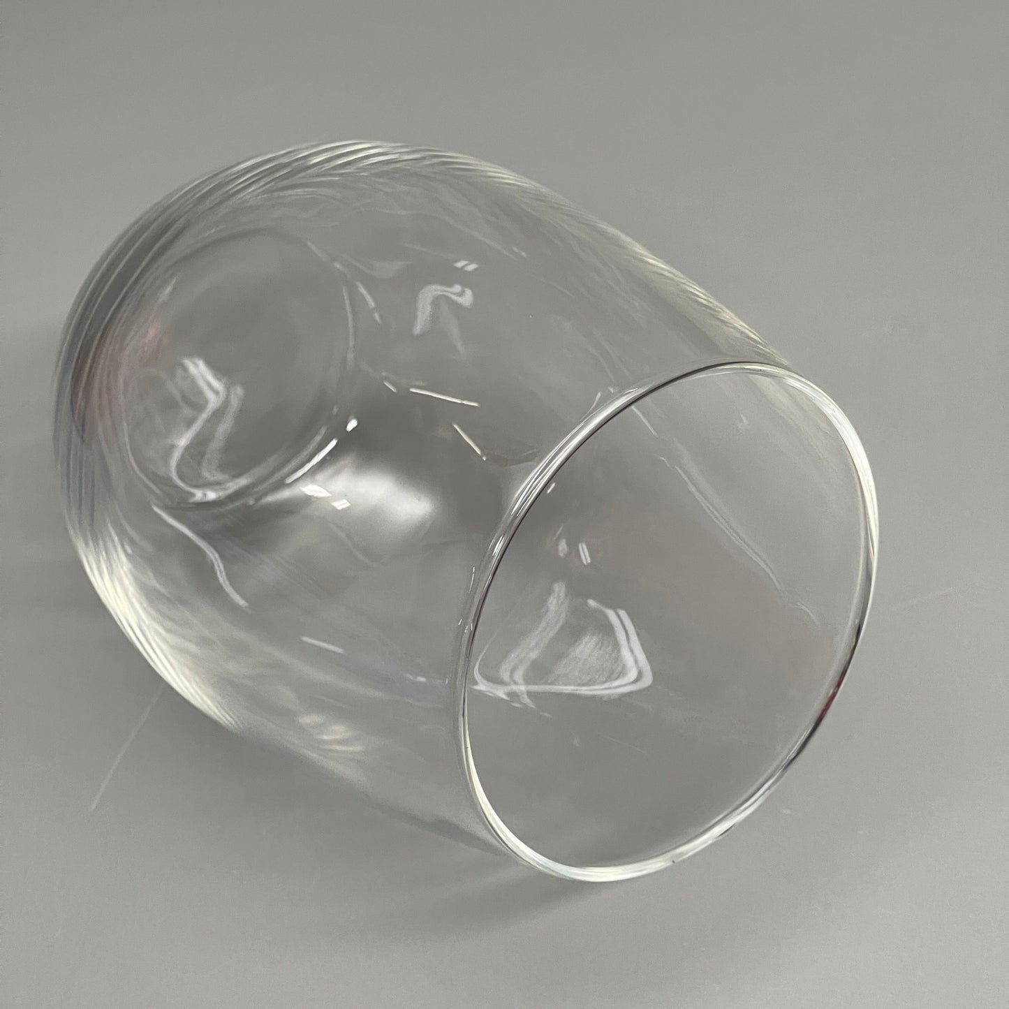 ZA@ ARCOROC (12 PACK) Perfection Stemless Wine Glass 21 oz Clear, Made in USA! C8304 I