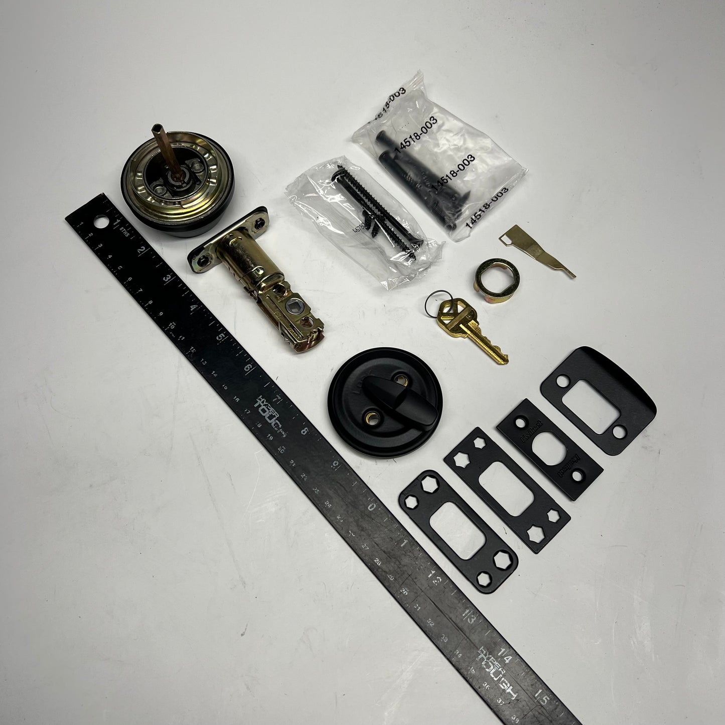 KWIKSET Single Cylinder Deadbolt Smartkey Security Matte Black 97800-229