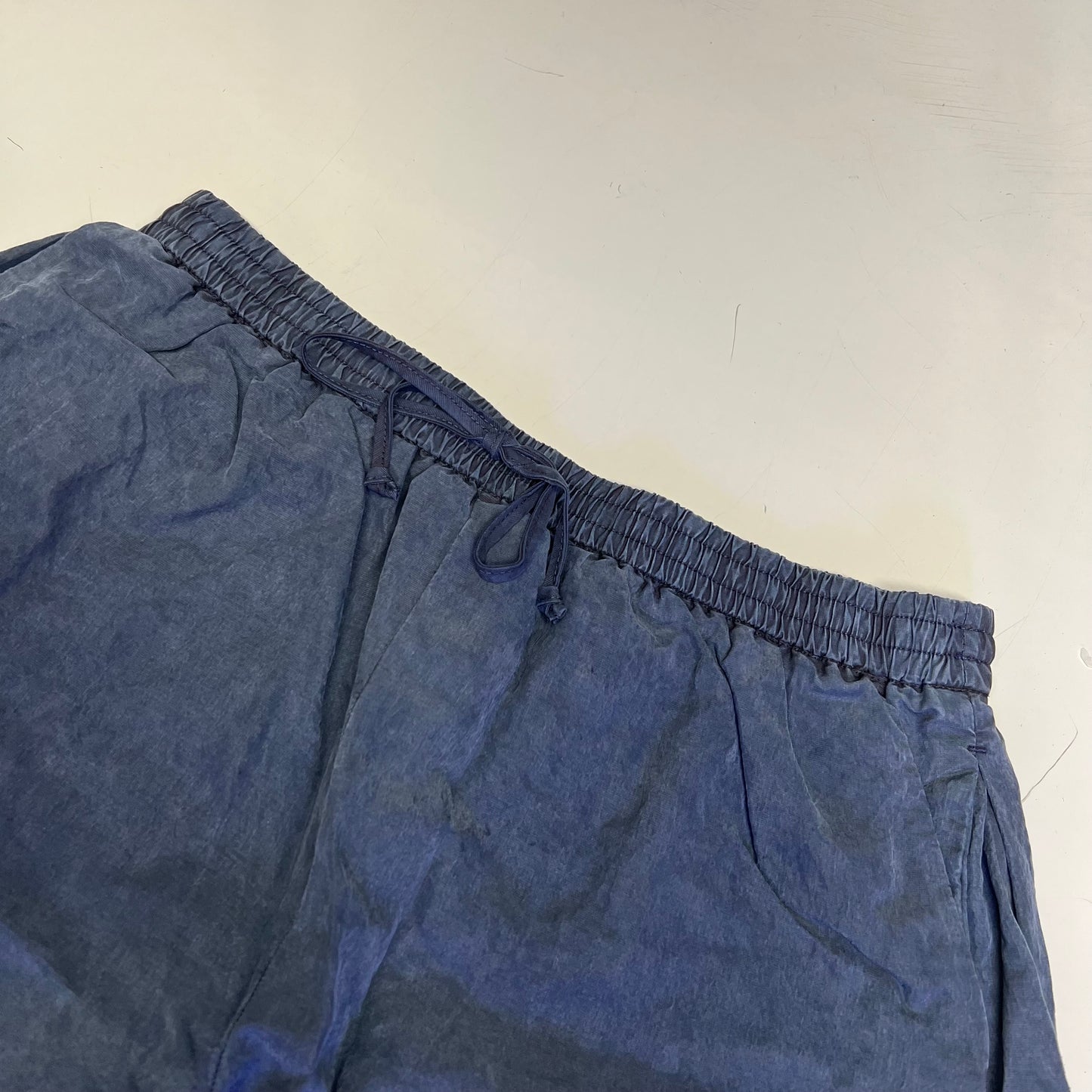 FREE PEOPLE Sidra Set Halter Top & Knee Shorts Women's Sz S India Ink 98363328