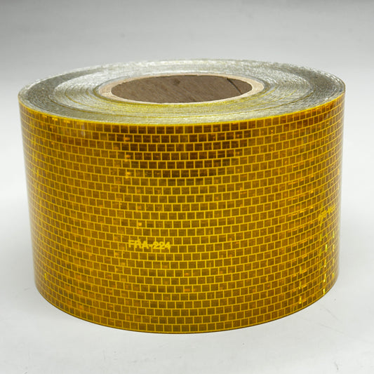 AVERY DENNISON Reflective Tape V-9701-RR YEL 4”Wx50Yd Golden