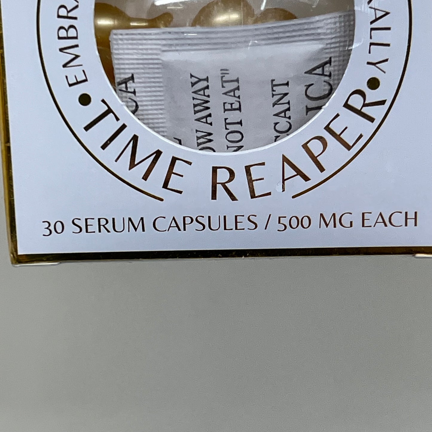 ZA@ SANTIS Time Reaper Embrace Timeless Beauty Naturally 30 Capsules BB 05/2026