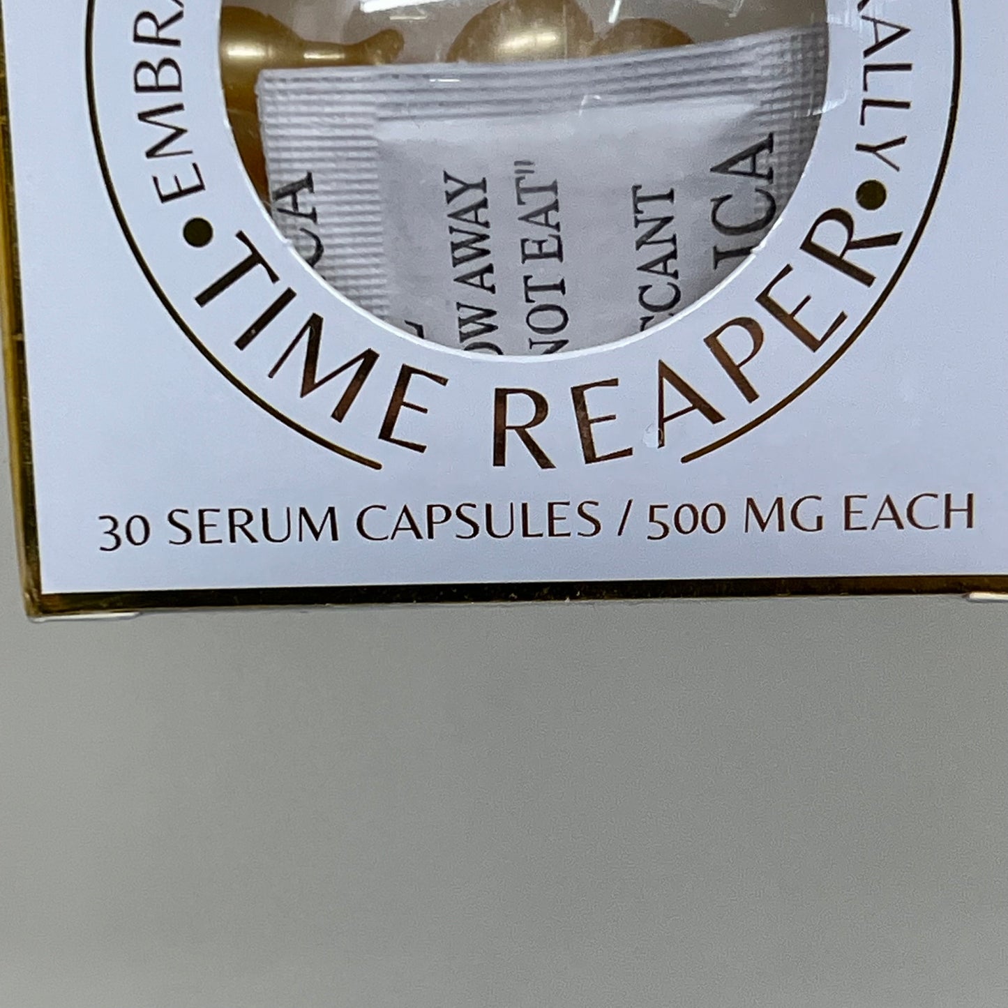 ZA@ SANTIS Time Reaper Embrace Timeless Beauty Naturally 30 Capsules BB 05/2026 A