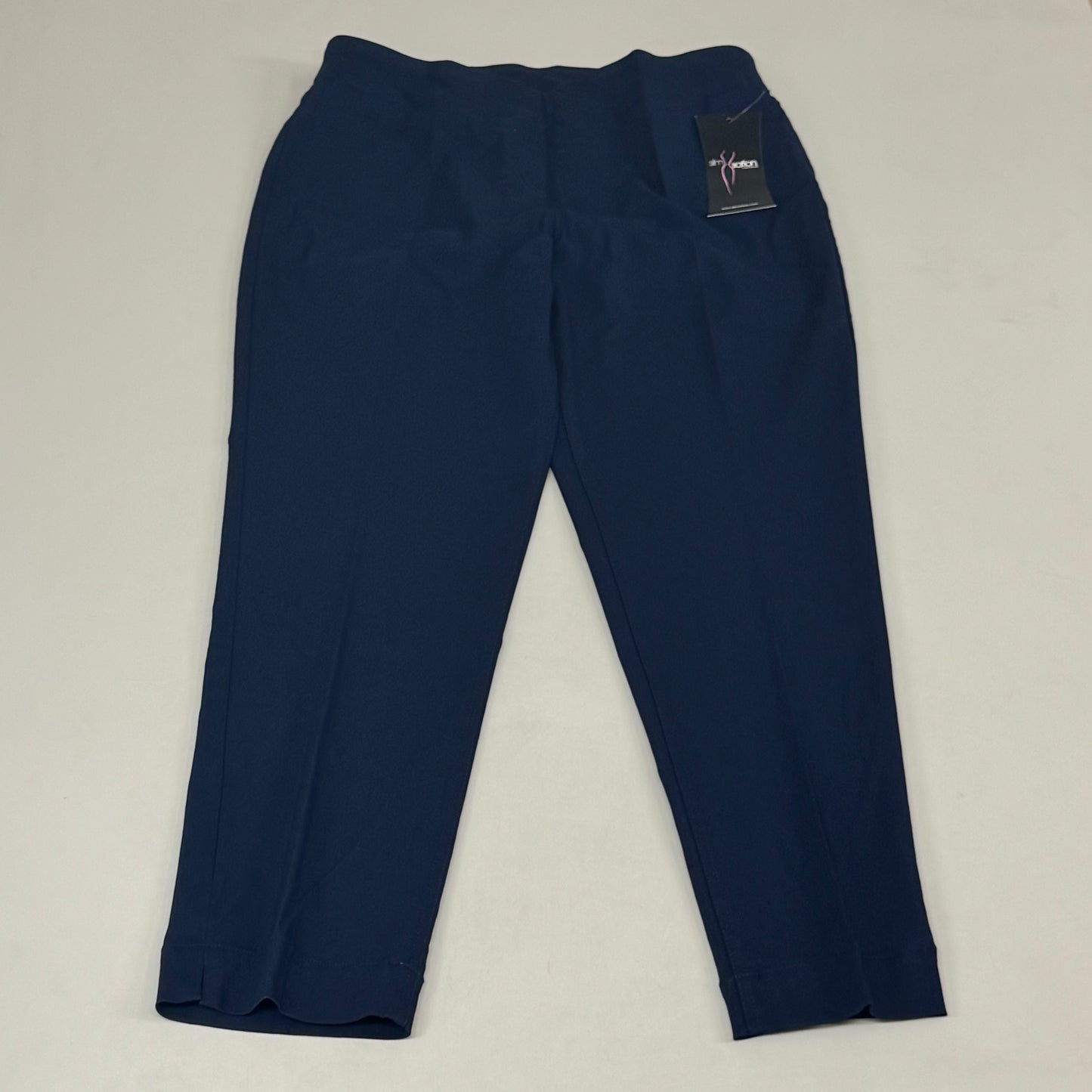 MULTIPLES Ankle Pants Petite Women's Sz 14 Midnight M48716PM