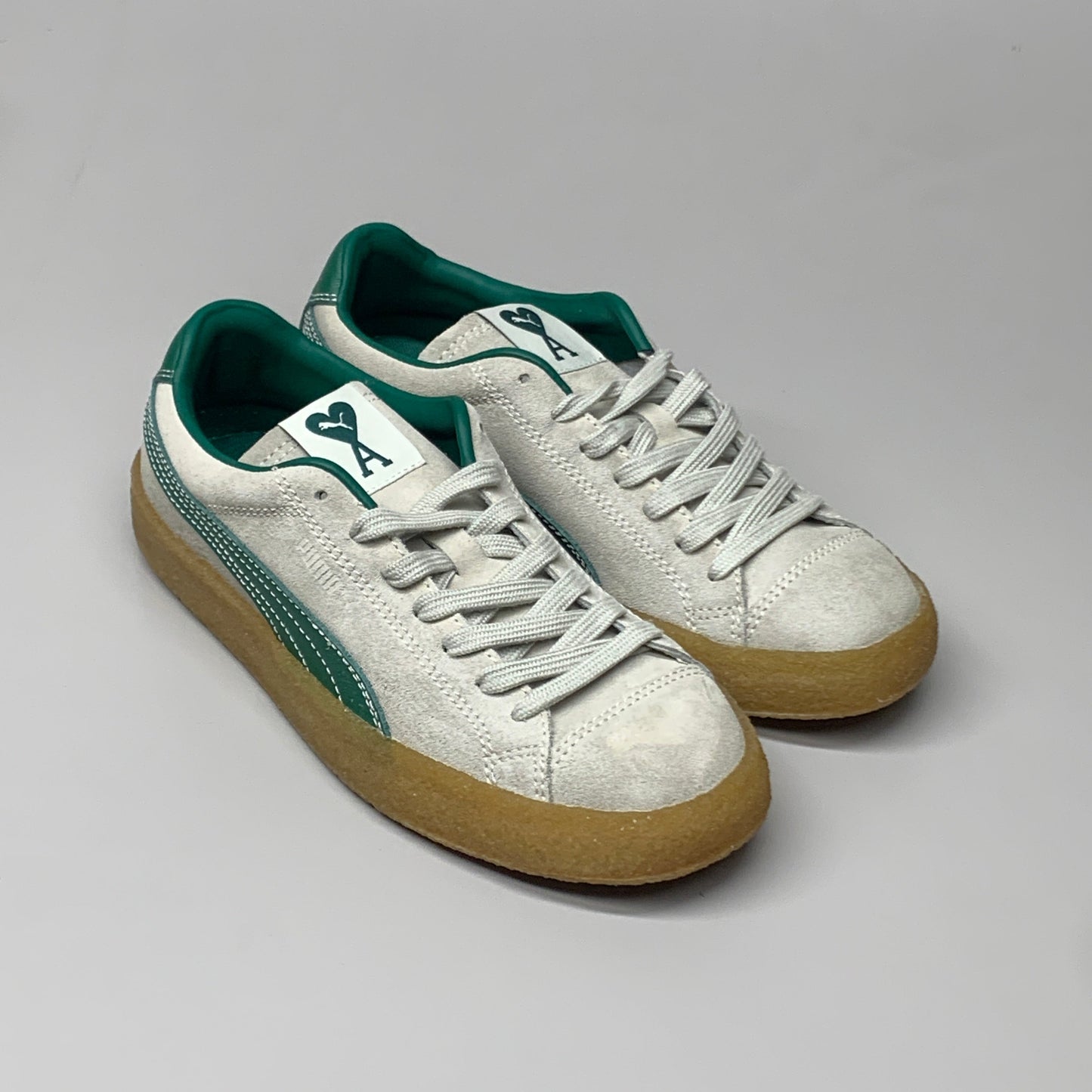 Puma AMI X Suede Crepe Lace Up Mens Sneakers SZ 9 Casual Shoes 38414601 New Other