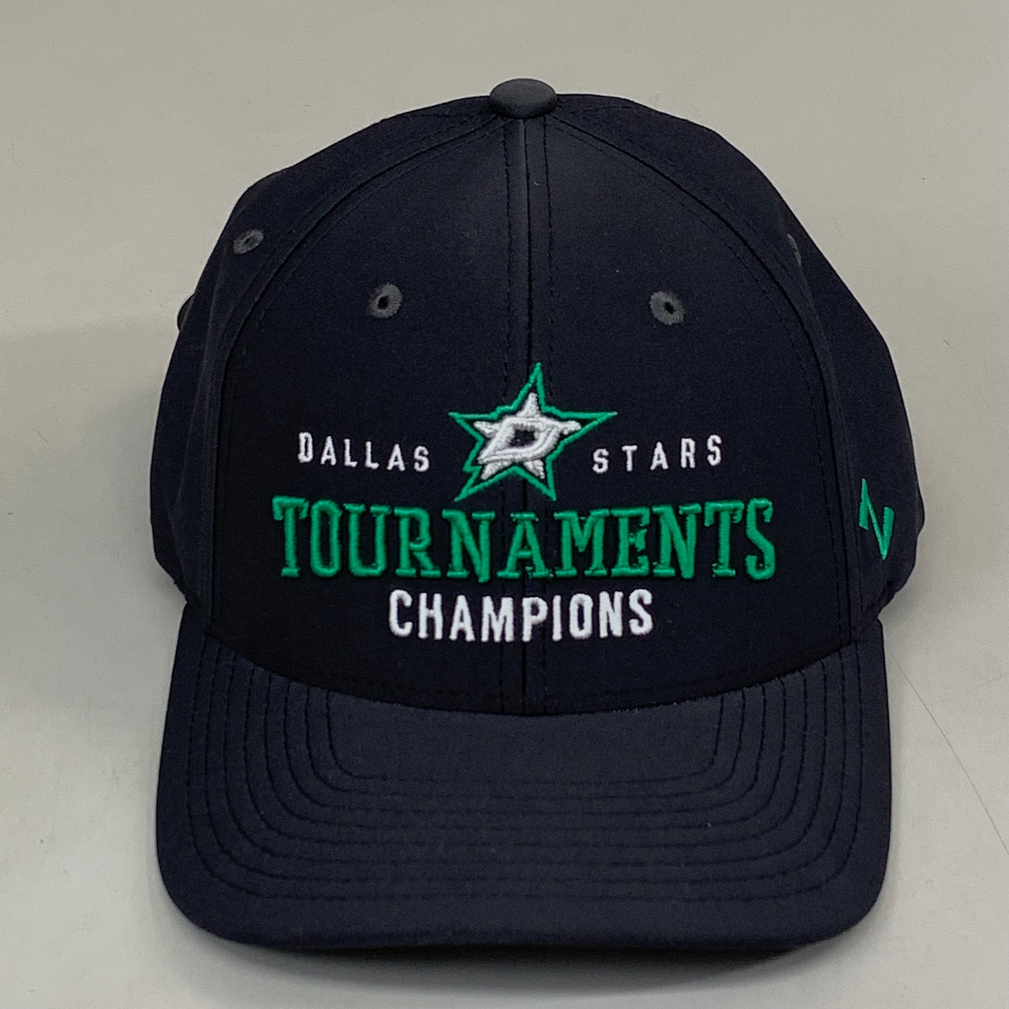 ZEPHYRS Dallas Stars Tournament Champions Snapback Hat One Size Black/Green
