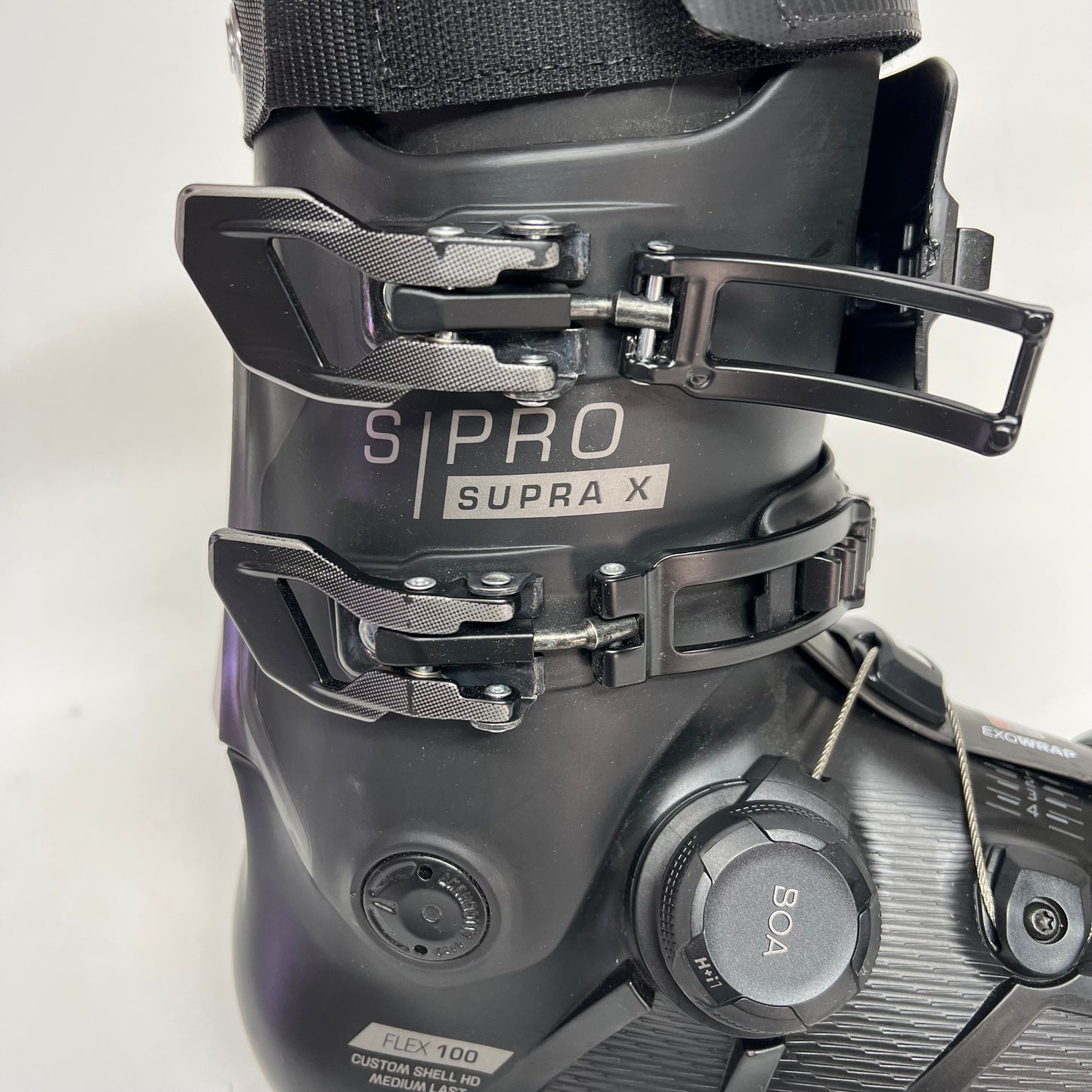 SALOMON S/pro Supra 100 Alpine Boots  Men's Sz 26 Dark Grey Mat L47709000