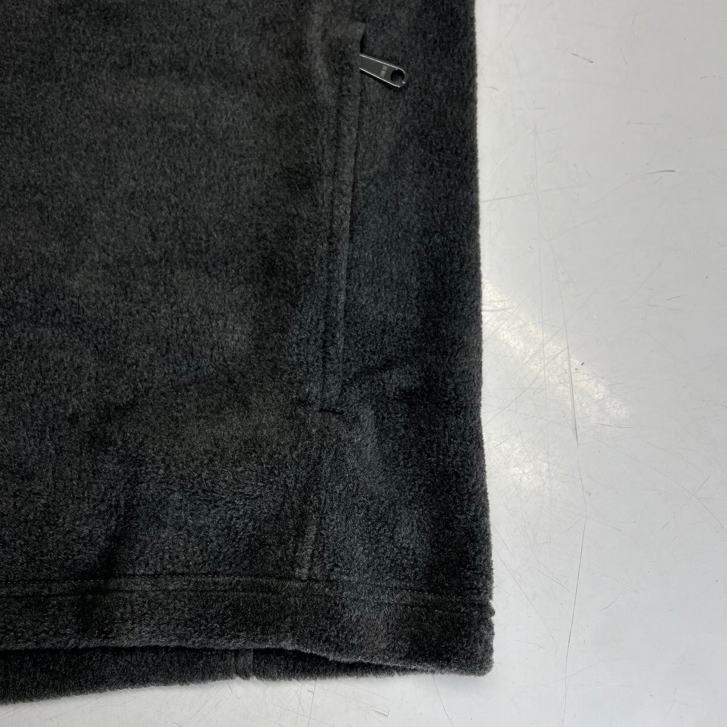 COLUMBIA Steens Mountain Zip Soft Fleece Vest Men's Sz XL Tall Grey AS1535-030