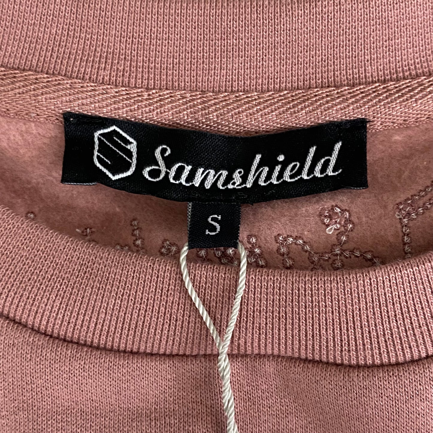 SAMSHIELD Florine Long Sleeve Shirt Women's SZ S Blush Pink