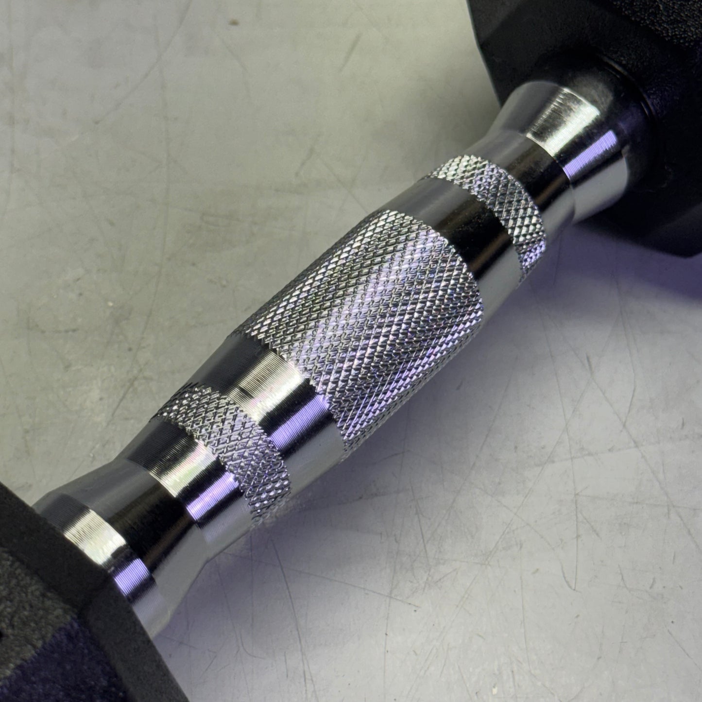 TITAN FITNESS (2 PACK) Black Rubber Coated Hex Dumbbell Single 5lb HEXDBB_5