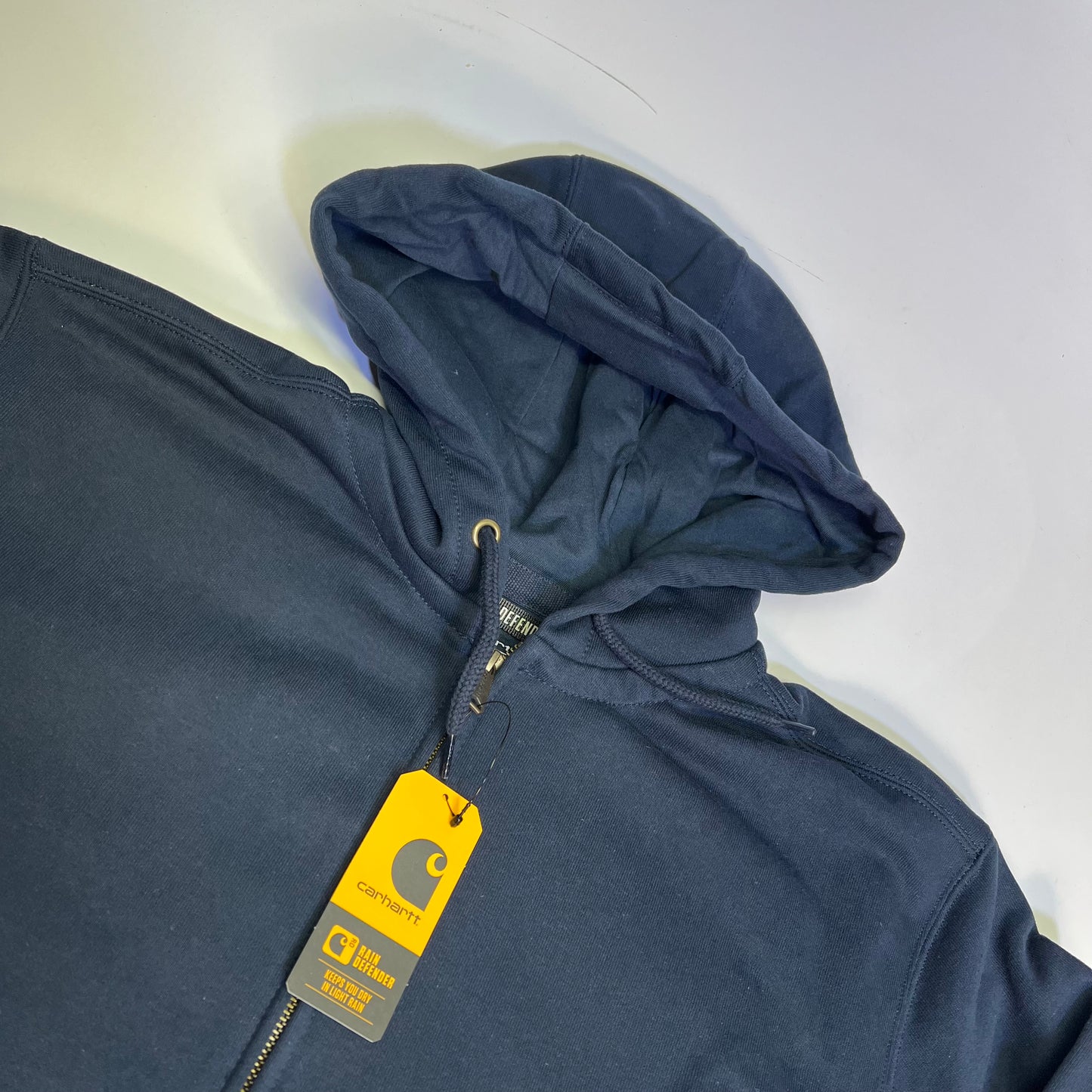 CARHARTT Rain Defender Paxton Full-Zip Sweatshirt Men's Sz XL Navy Blue TS0614