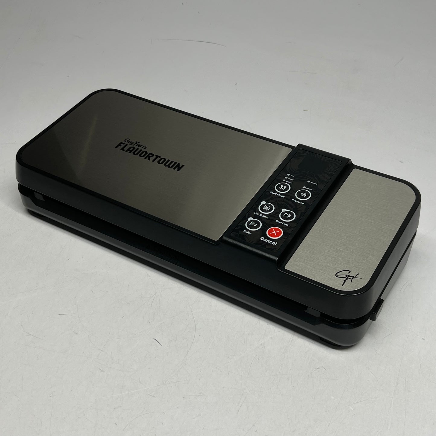 FLAVORTOWN Compact Vacuum Sealer 15"L x 6"W x 3"H Black FT-7000