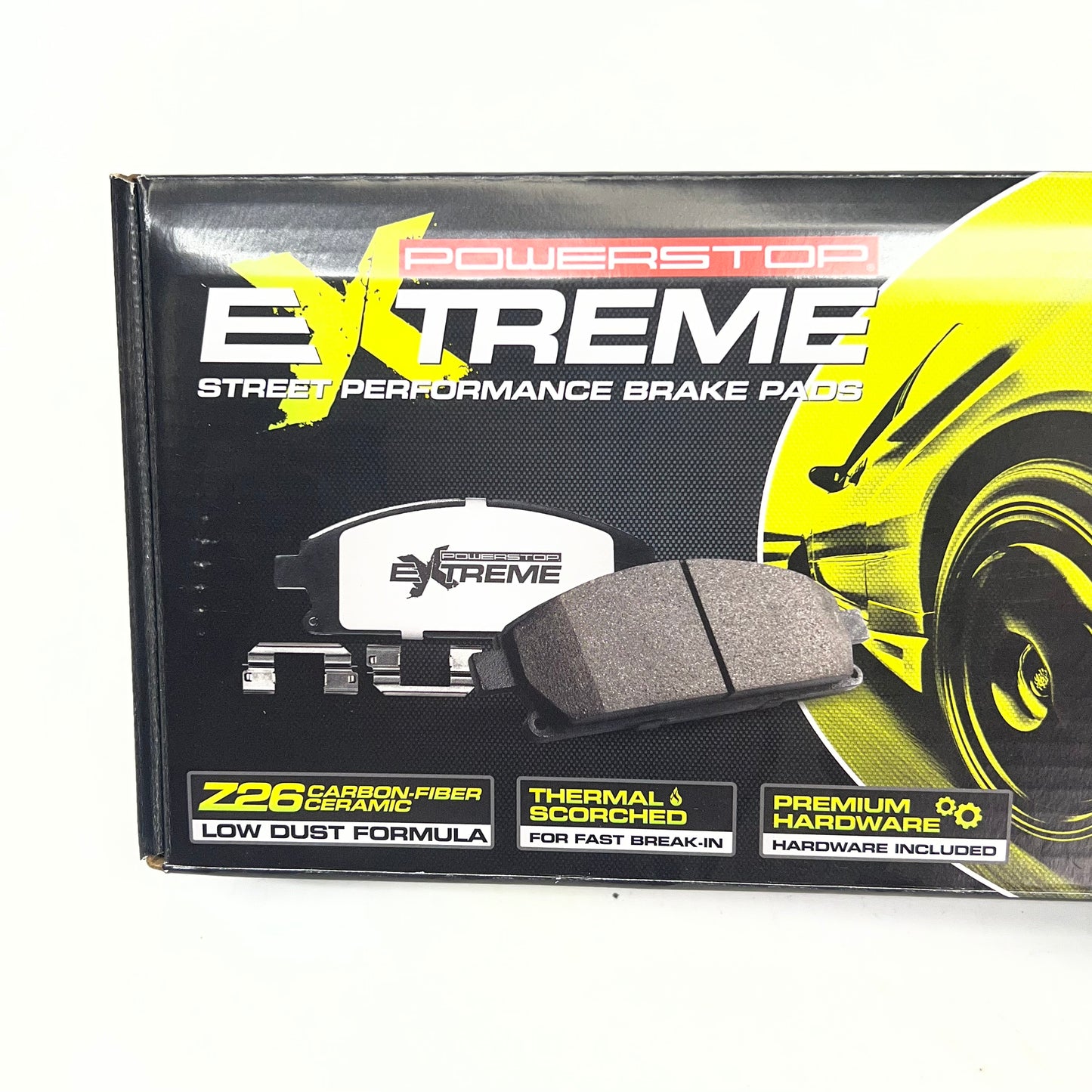 POWER STOP Street Performance Carbon Fiber Ceramic Brake Pads Z26-8008