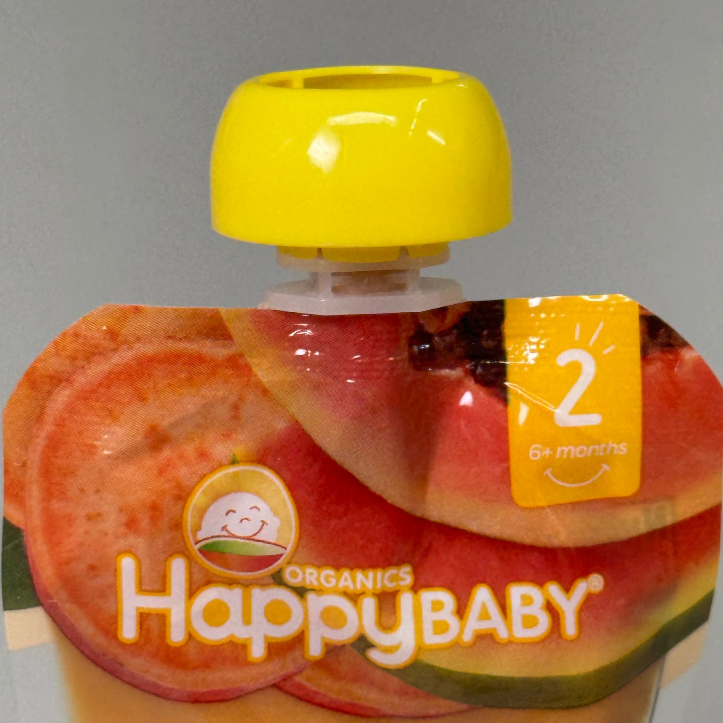 HAPPY BABY (16 PACK) Organic Baby Food Banana & Sweet Potatoes etc 4oz BB 10/25