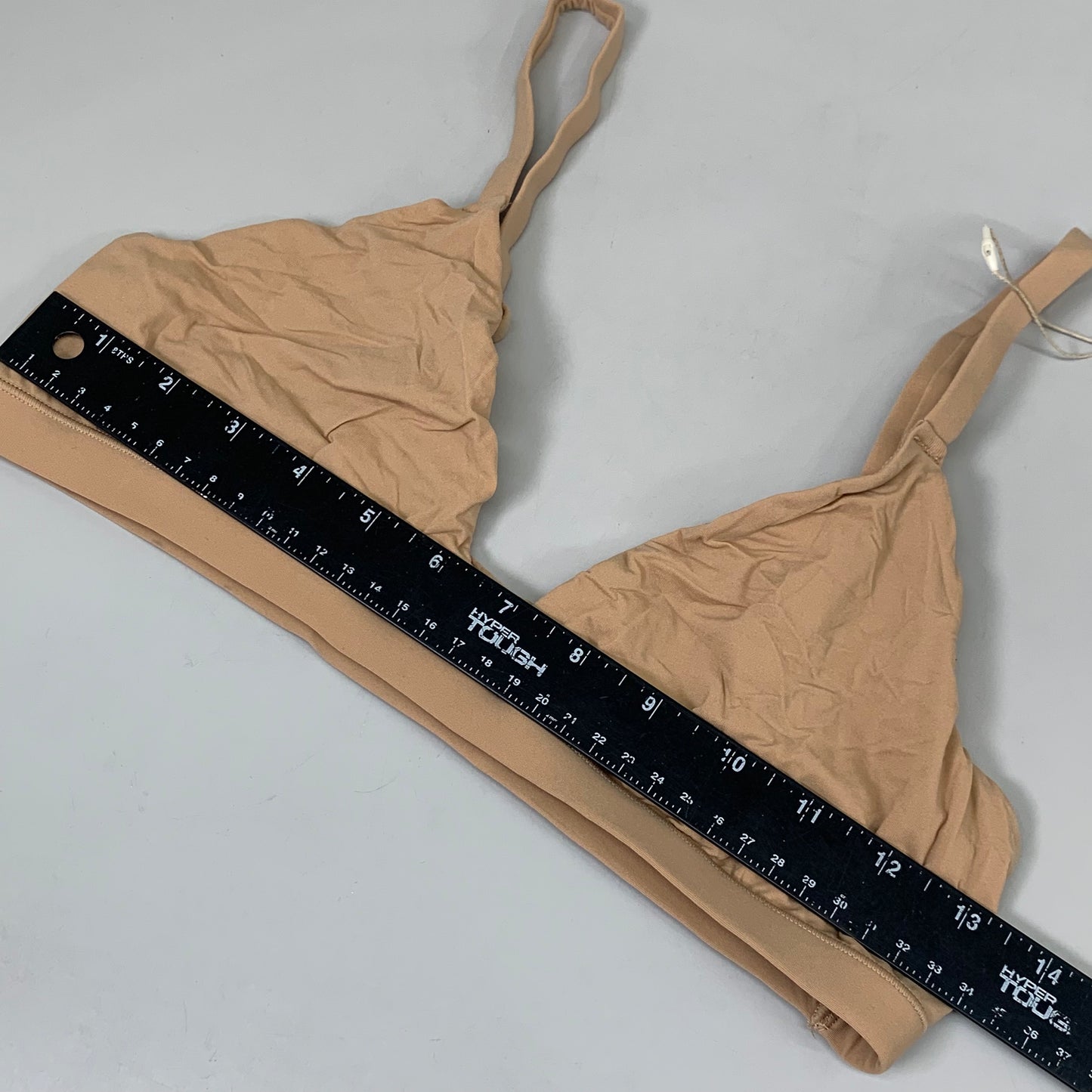 SKIMS Adjustable Triangle Bralette Fits Everybody Women's Sz L Ochre BR-TRI-2024