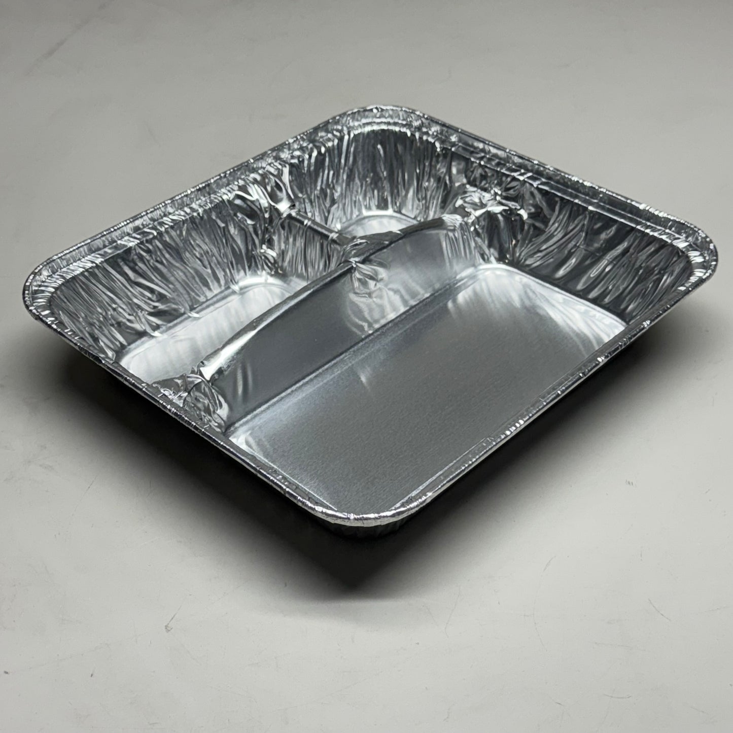 ZA@ D&W (250 Pcs) Disposable Aluminum Pans with Lids - Foil Containers for Takeout Food Sz 9.5”Lx7”Wx2”H (AS-IS, New Other) A