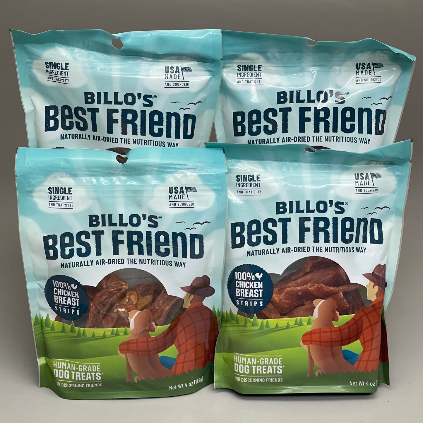 ZA@ BILLO’S BEST FRIEND (4 PACK) Chicken Breast Strips 4 oz Each BB 10/24