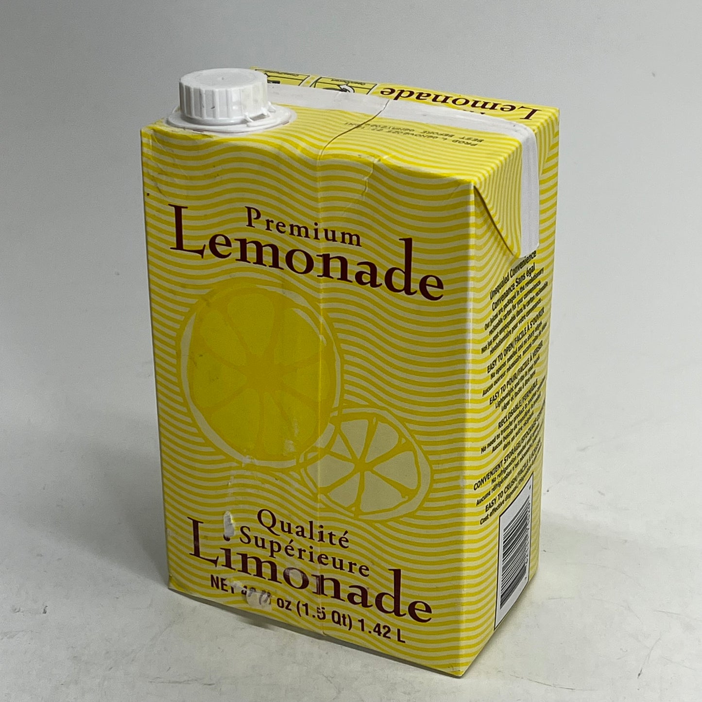 ZA@ STARBUCKS (3 PACK) Premium Lemonade Beverage 48 fl oz per Carton BB 05/26 (As-Is)