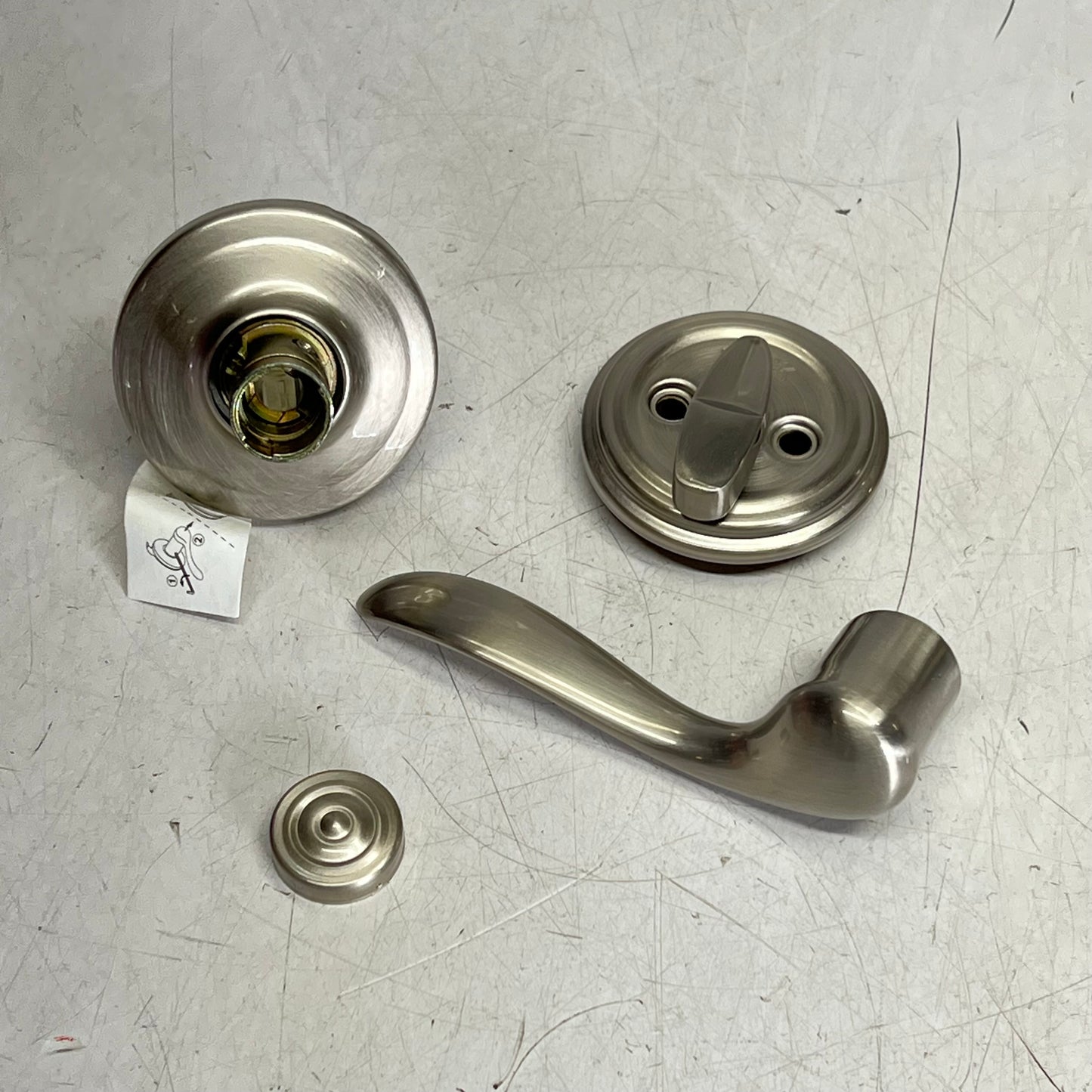 KWIKSET Tustin Trim Pack for 687 / 800 Handlesets Satin Nickel 99660-308