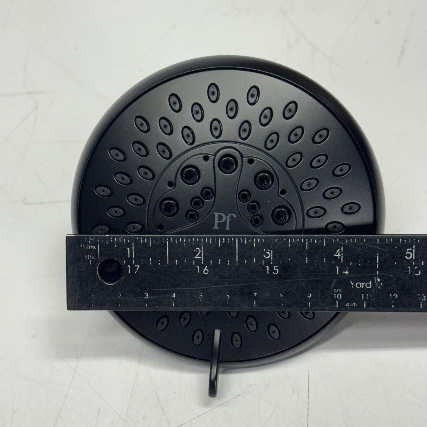 PFISTER Weller Shower Only Trim Package with 1.8 GPM Multi Function Shower Head, Matte Black Finish LG89-7WRB
