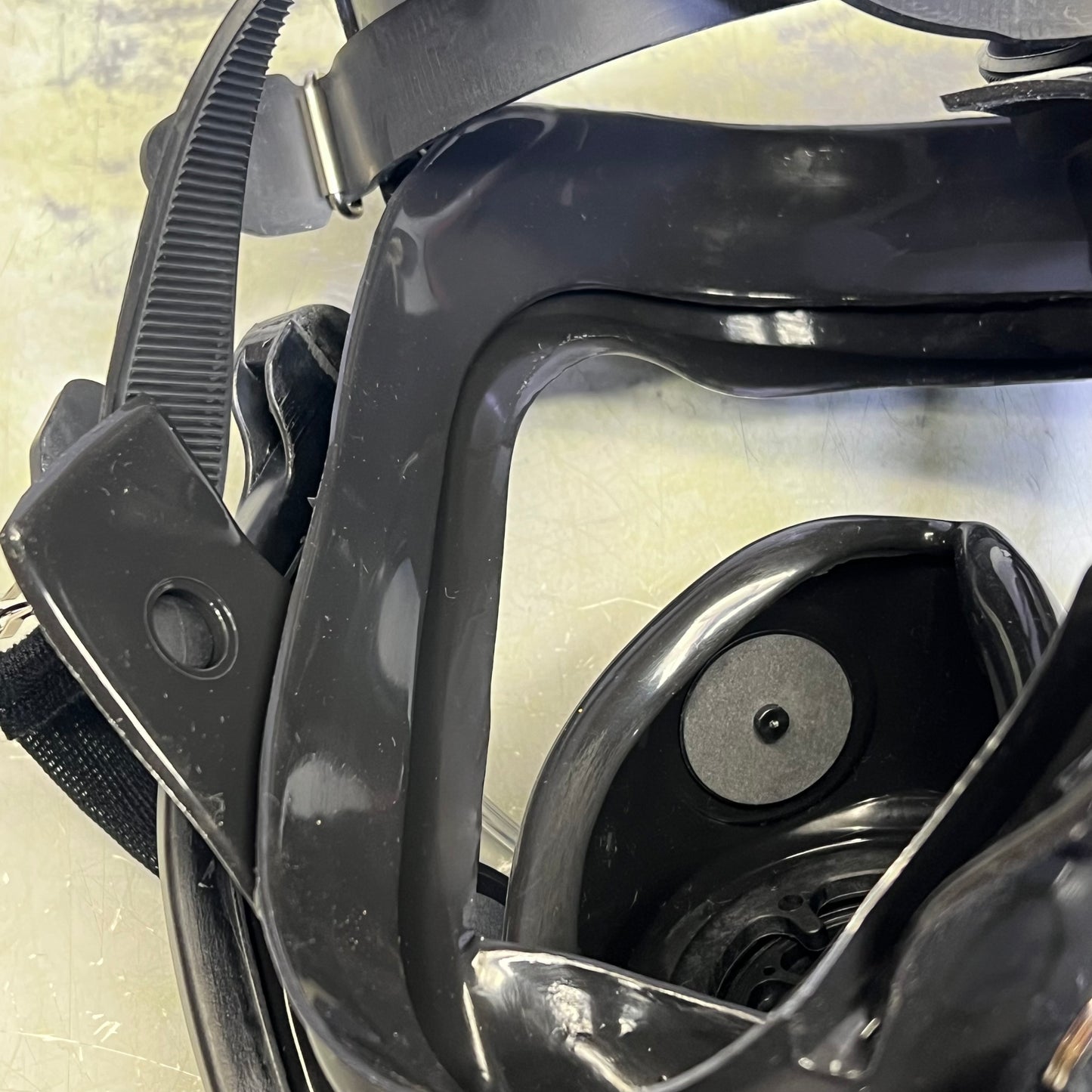 HONEYWELL Full Facepiece W/ 5 Strap Headband Dual Cartridge Sz M/L Black 760008A