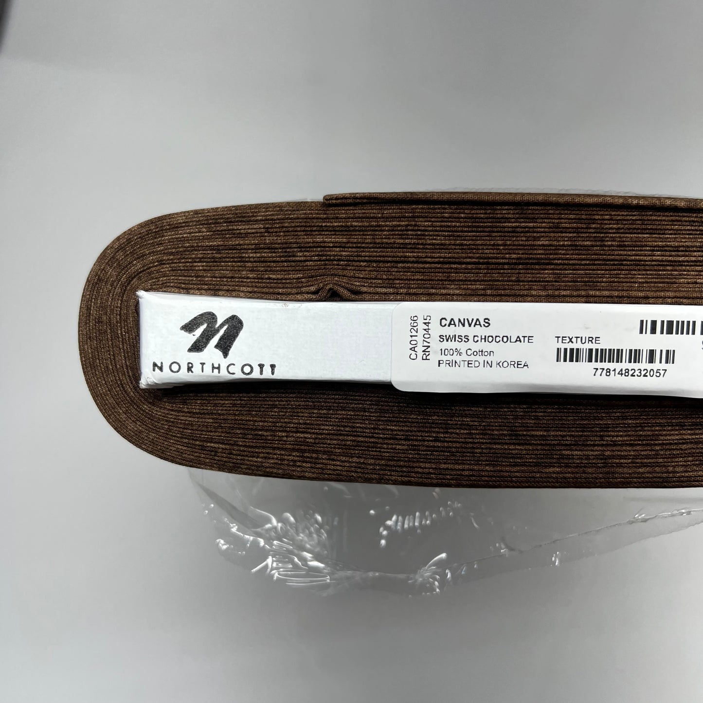 NORTHCOTT Canvas Textured Basics Collection 15 Yds Swiss Chocolate 9030-35