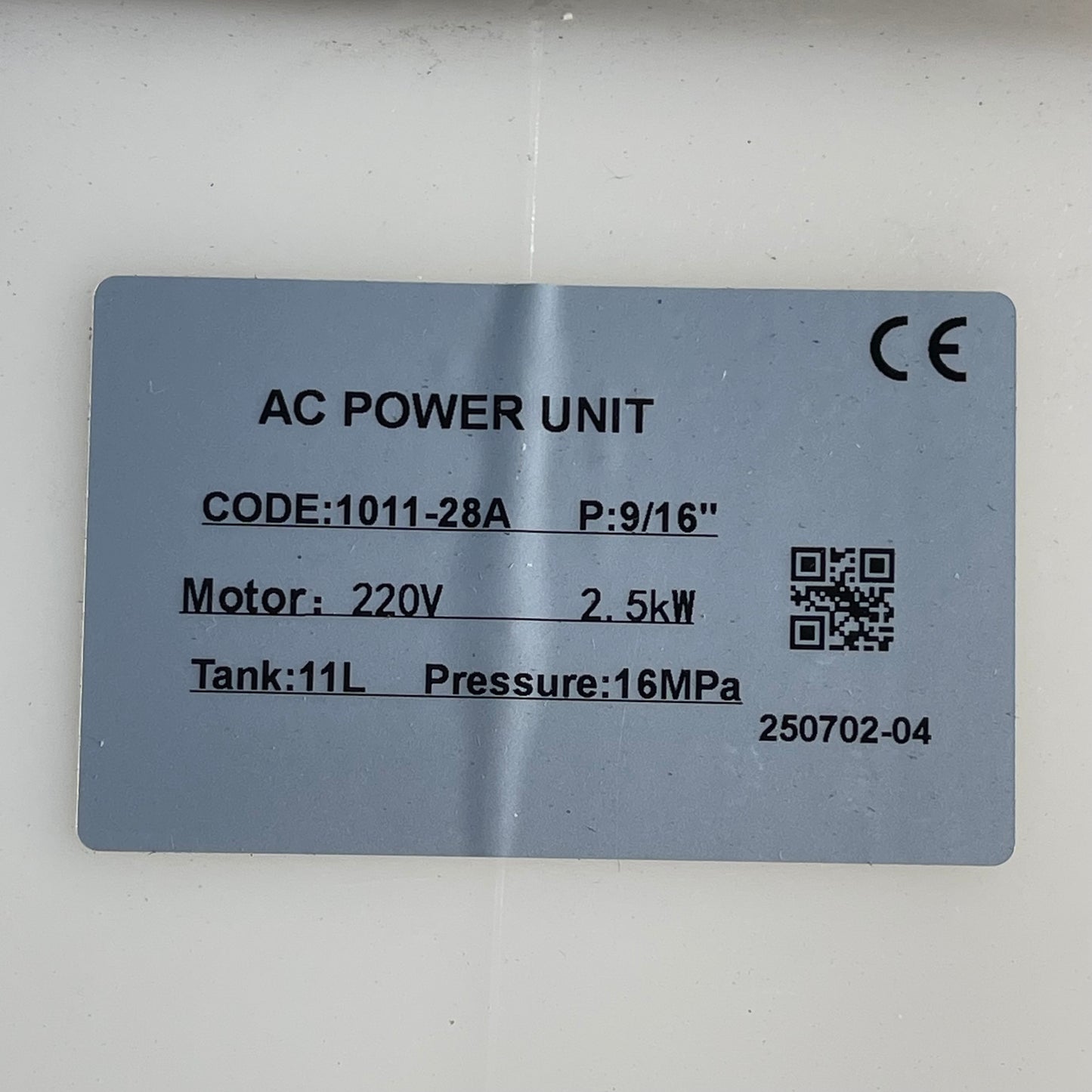 INTEGRATED SUPPLY Hydraulic Power Unit