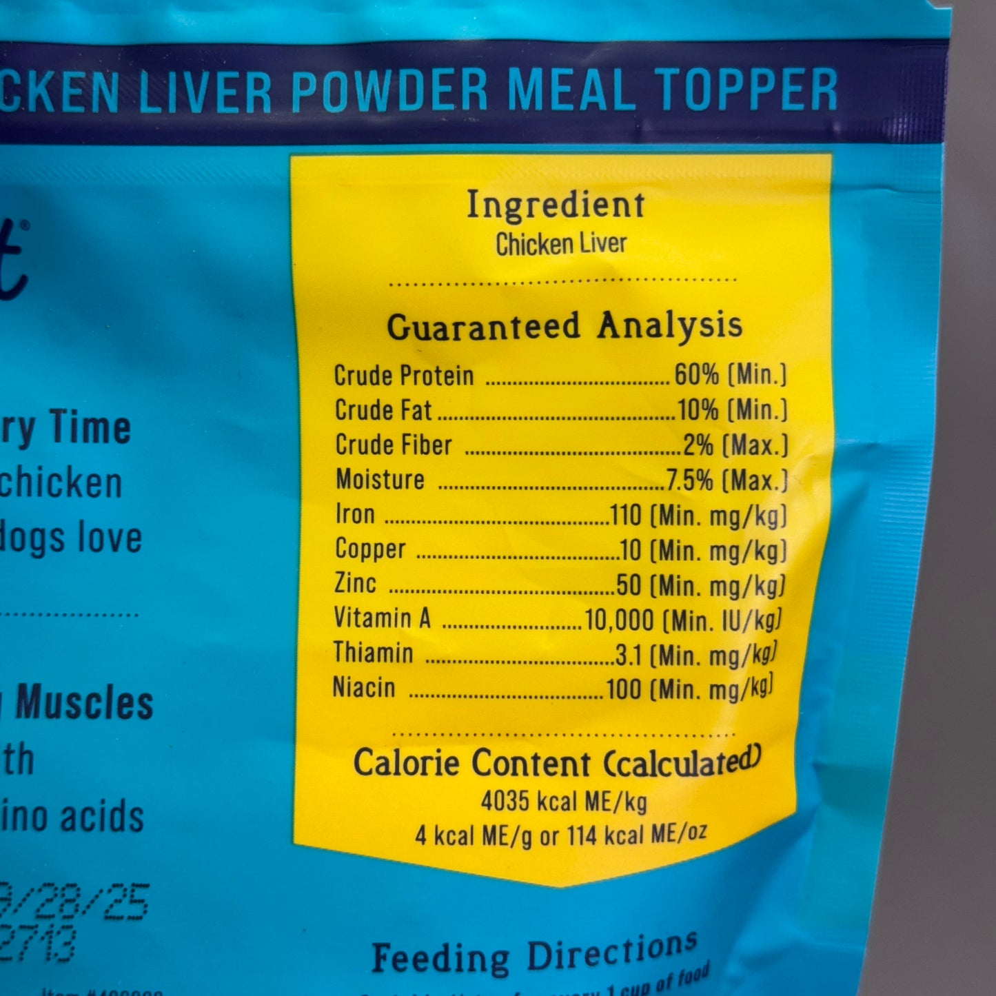 STEWART (12 PACK) Supper Sprinkles Chicken Liver Meal Topper 2.5 oz BB 09/25